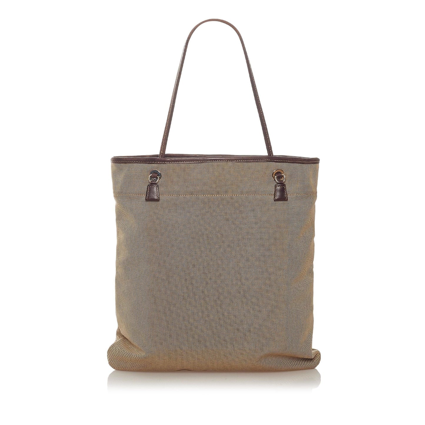Prada Canapa Tote Bag Shg Canvas Logo