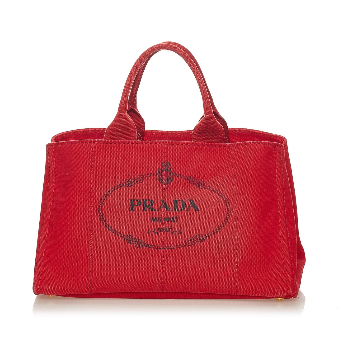 Prada Canapa Tote Bag Shg Canvas Logo Bag Shg 27786