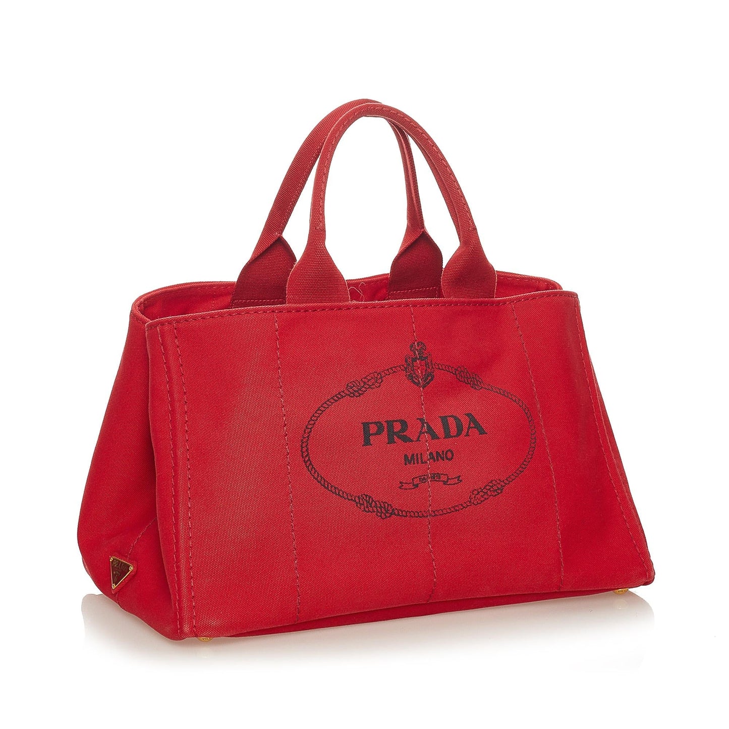 Prada Canapa Tote Bag Shg Canvas Logo Bag Shg 27786