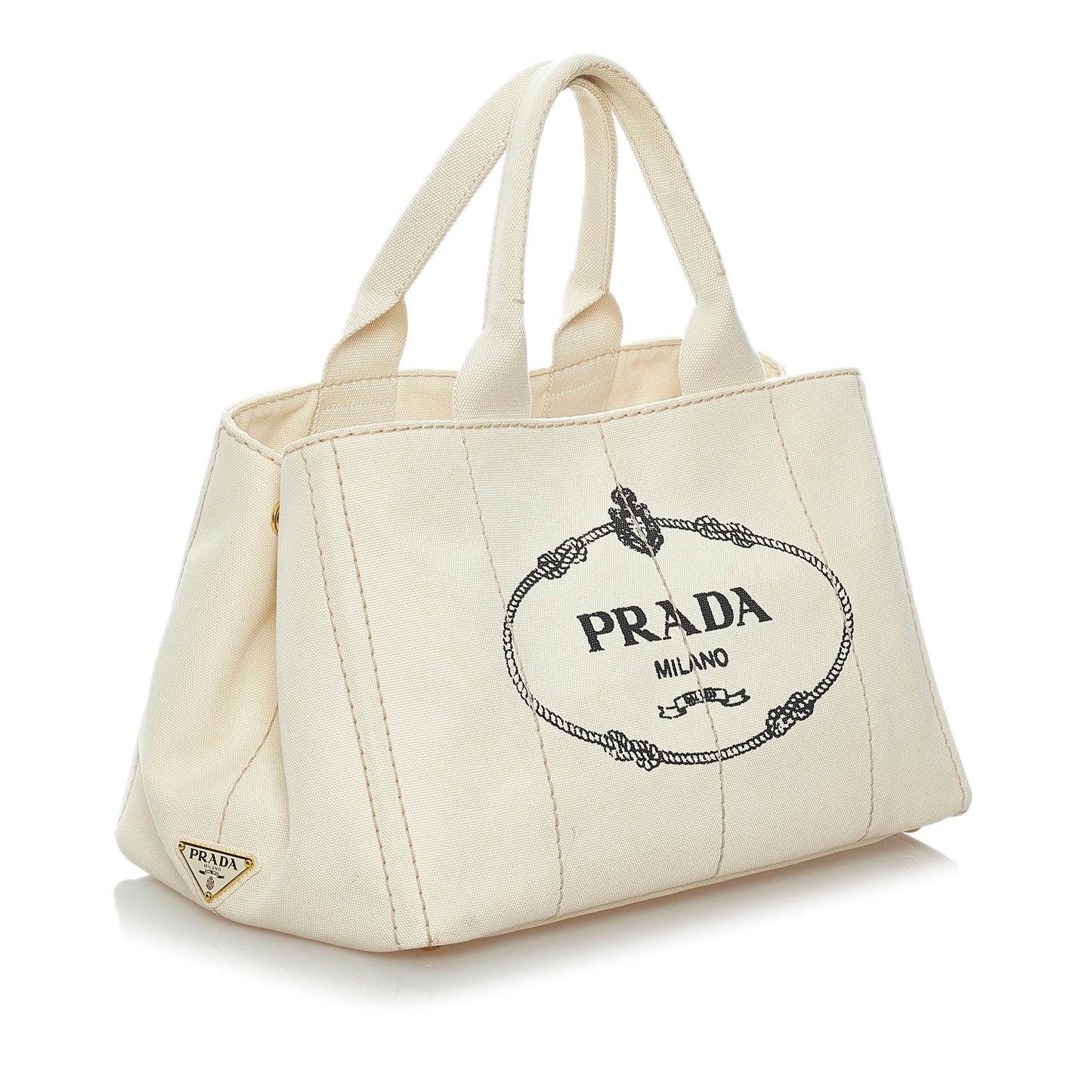 Prada Canapa Tote Bag Shg Canvas Logo Bag Shg 29655