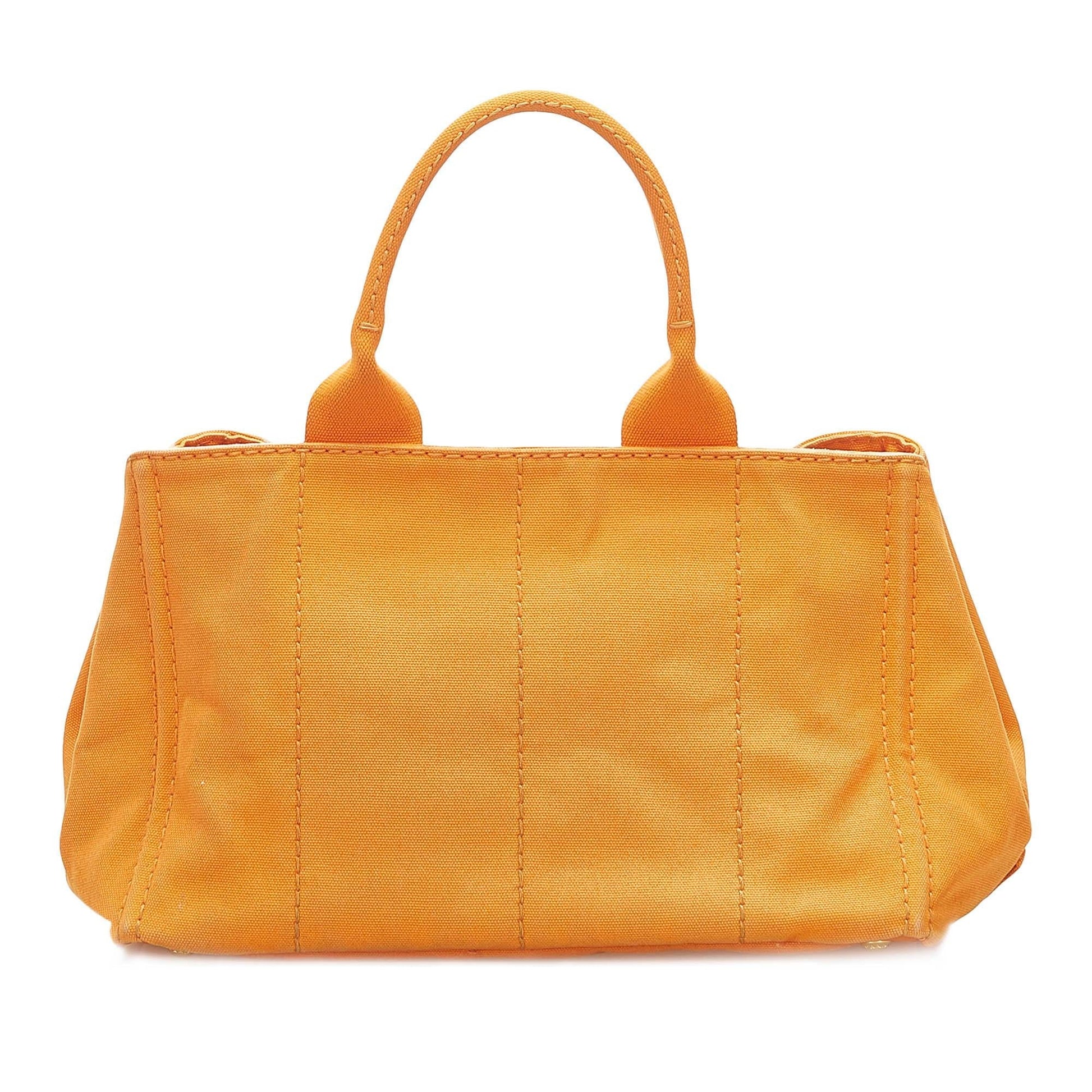 Prada Canapa Tote Shg Canvas Logo Tote Bag