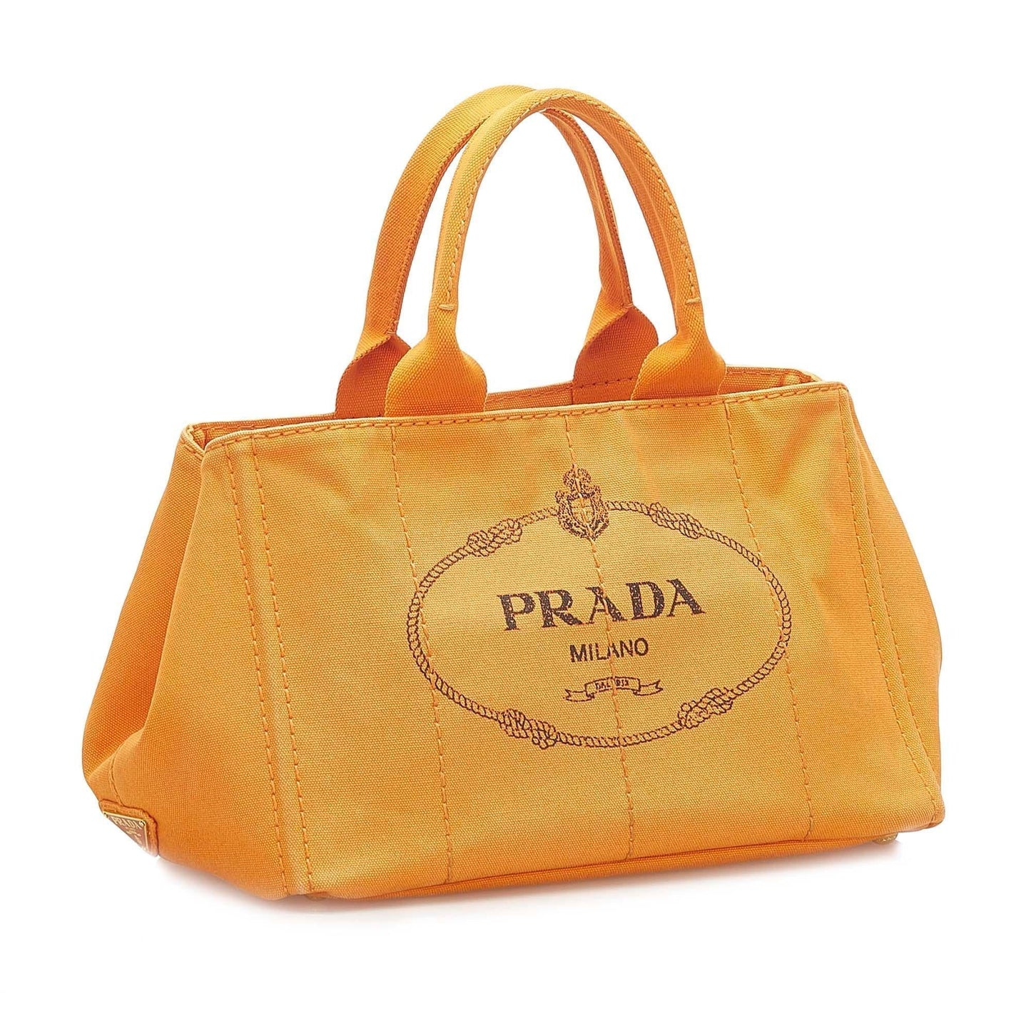 Prada Canapa Tote Canvas Logo Tote Bag