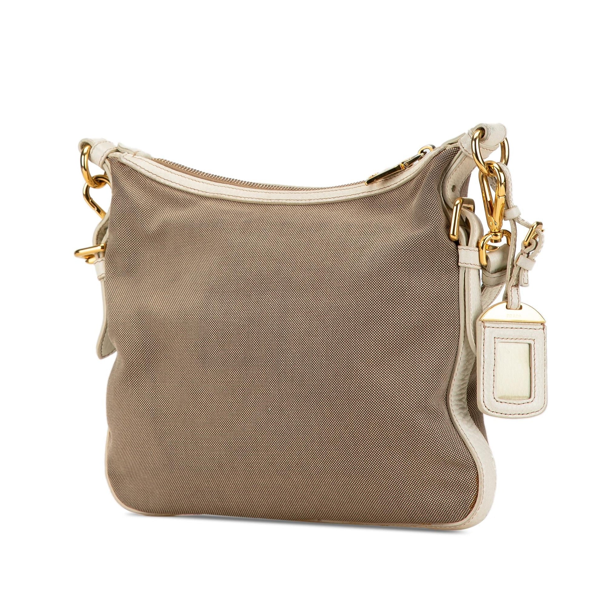 Prada Canapa Crossbody Shg Kyvawm Logo Crossbody Bag