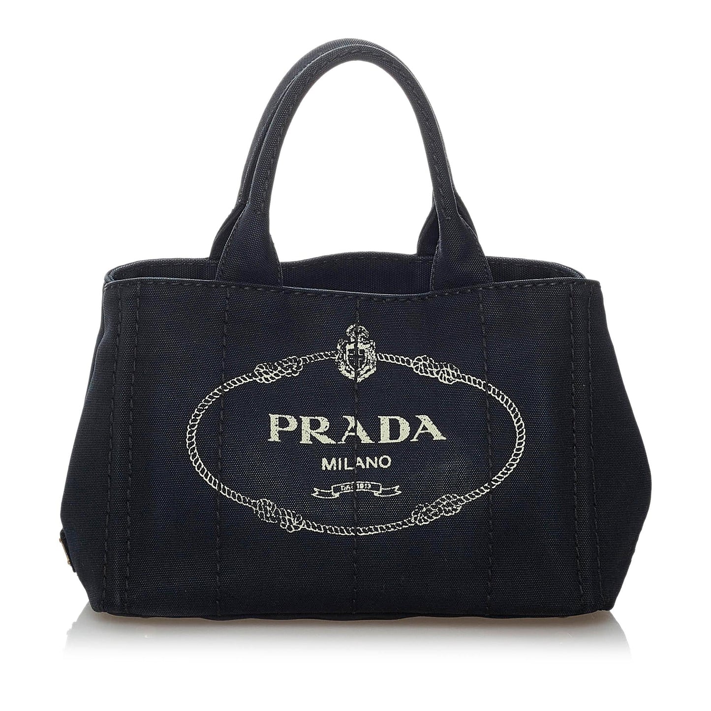 Prada Canapa Satchel Shg Denim Logo Satchel Bag Satchel Shg 29950