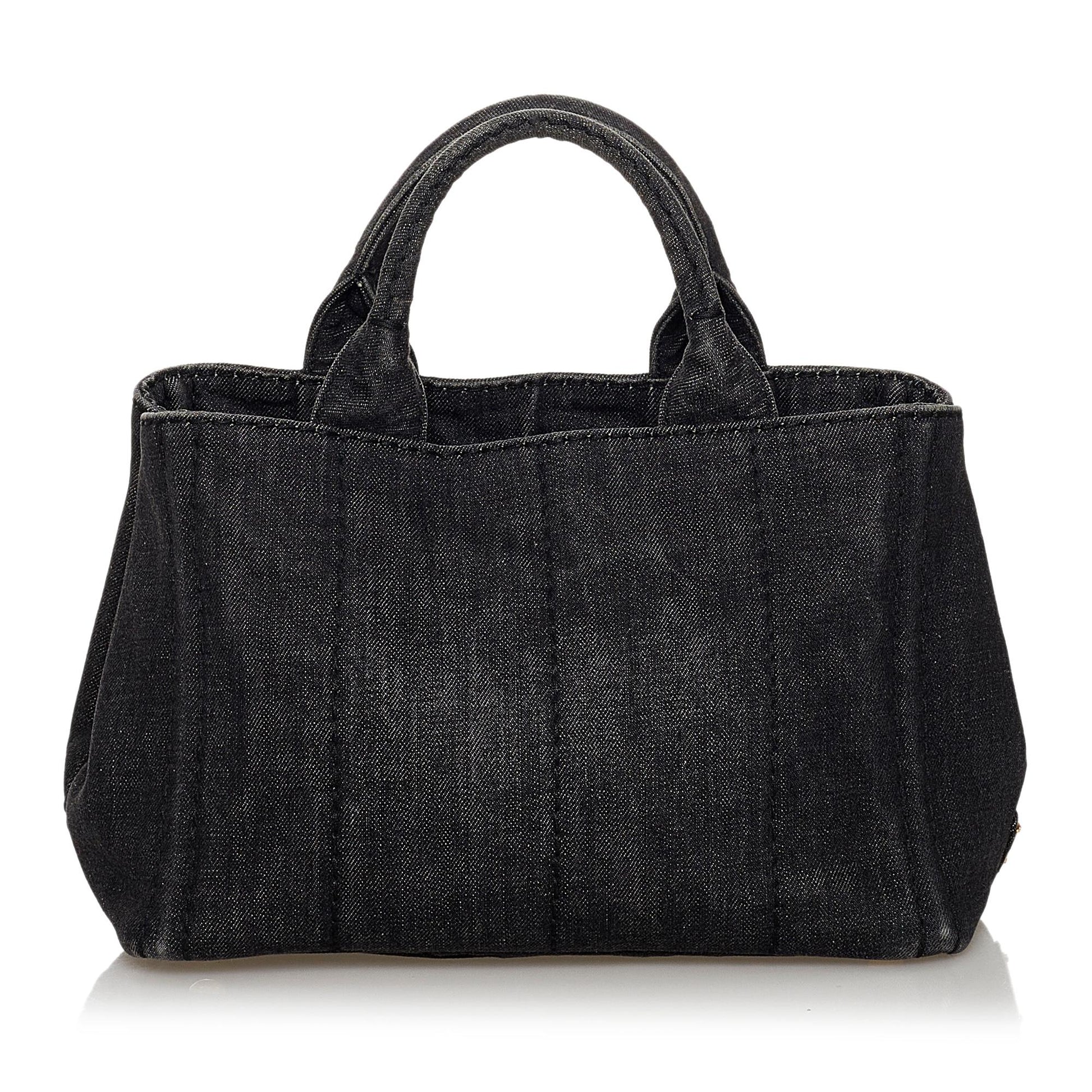 Prada Canapa Satchel Shg Denim Logo Satchel Bag Satchel Shg 30089