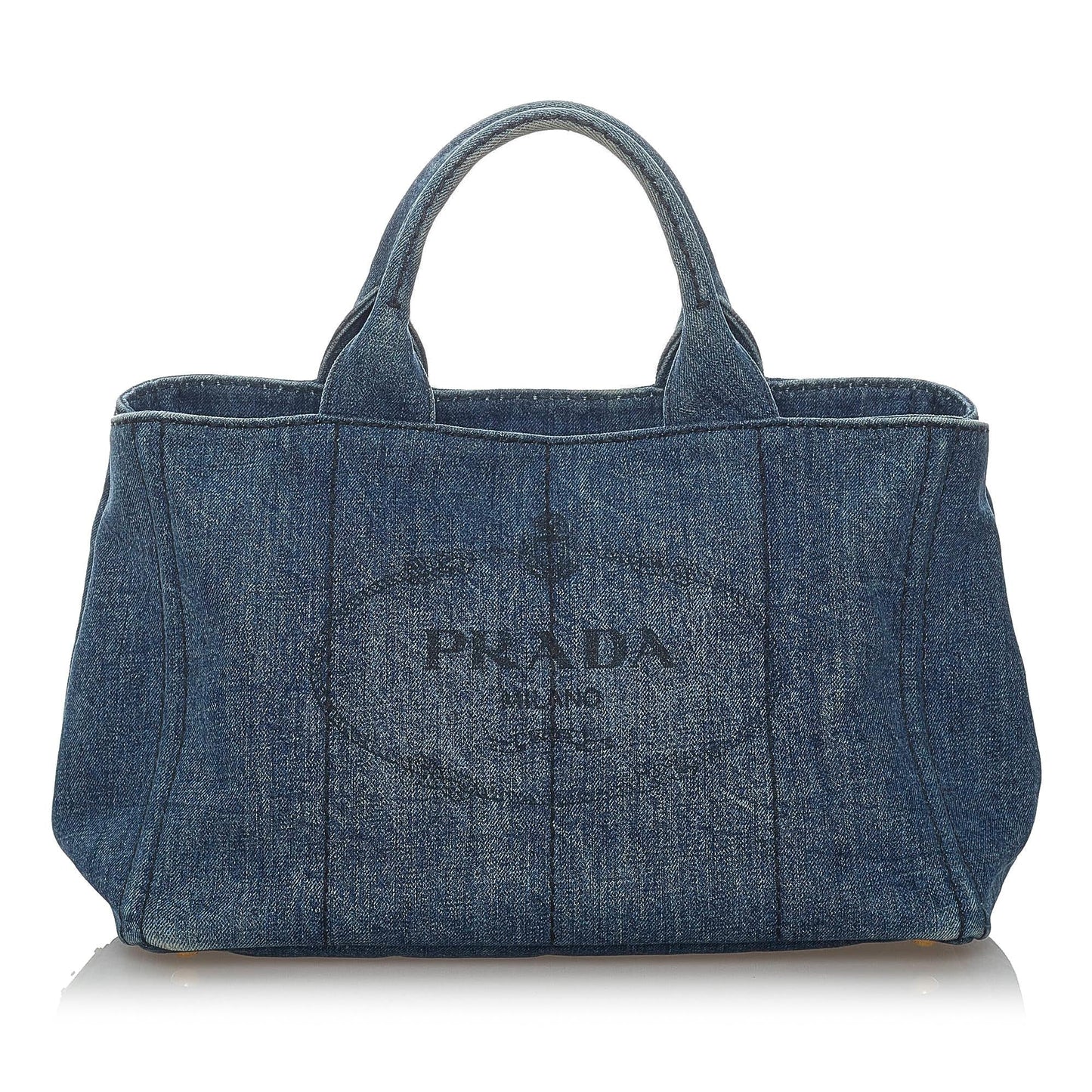 Prada Canapa Satchel Shg Denim Logo Satchel Bag Satchel Shg 30503