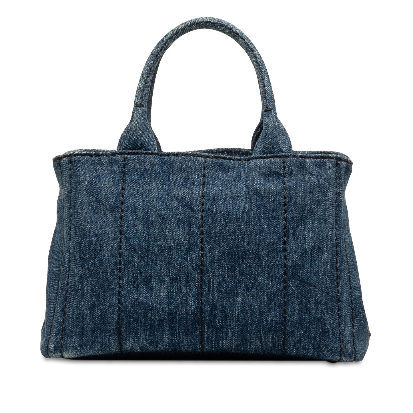 Prada Canapa Satchel Shg Retvcf Denim Logo Satchel Bag