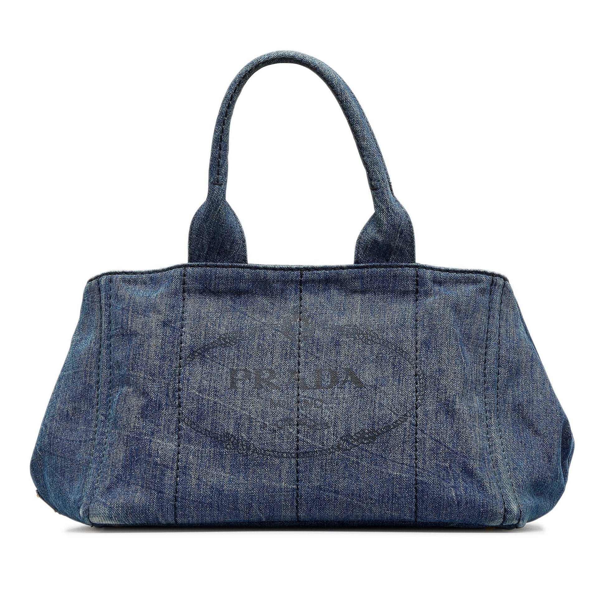 Prada Canapa Tote Shg Lzcex7 Logo Tote Bag