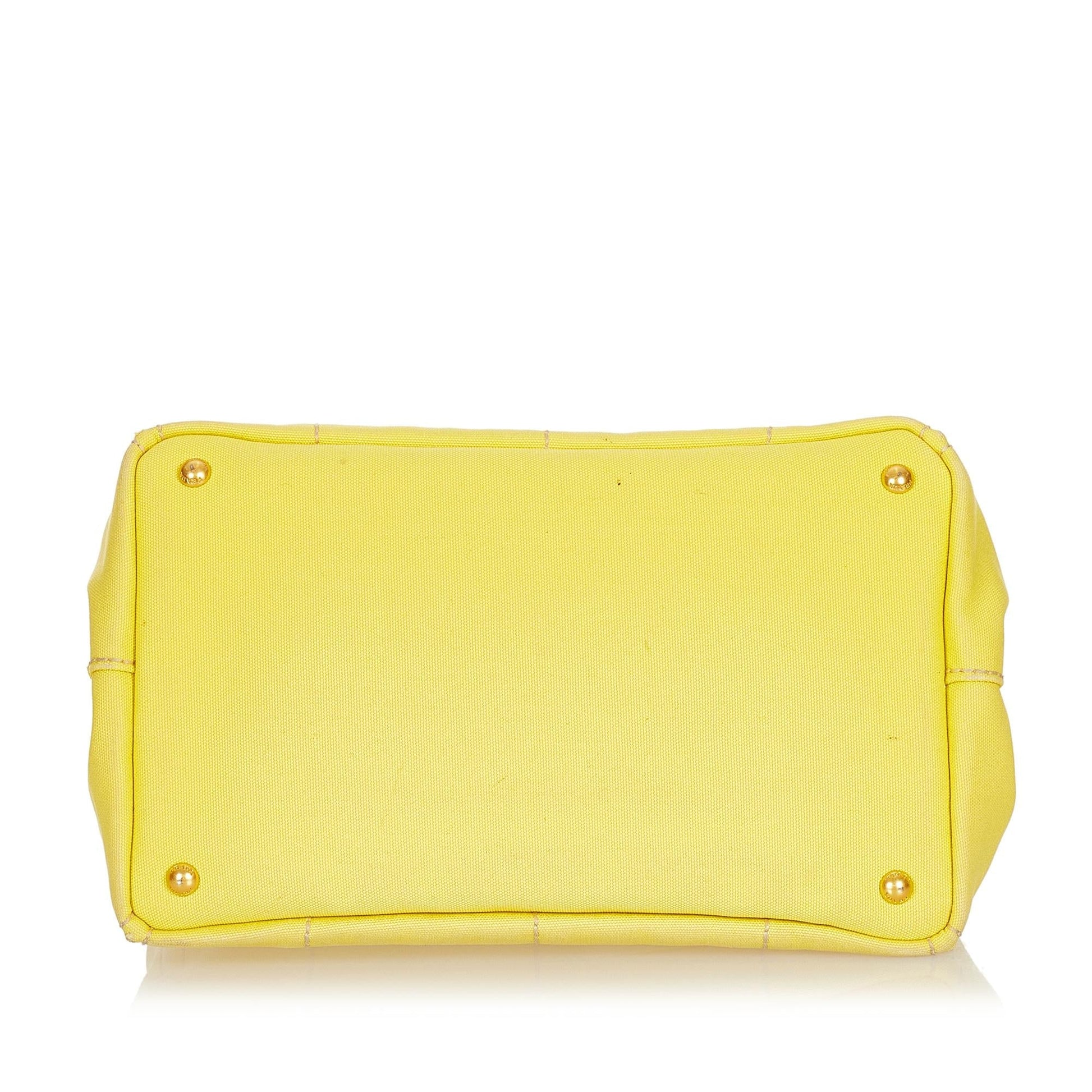 Prada Canapa Handbag Shg Logo Satchel Bag