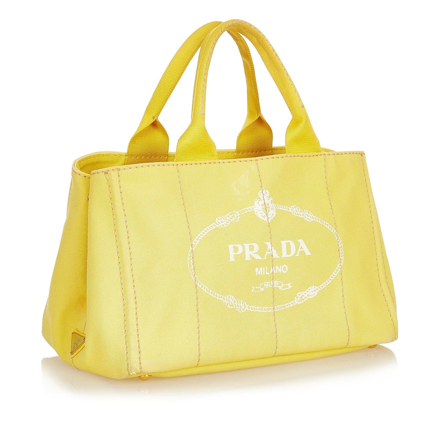 Prada Canapa Handbag Shg Logo Satchel Bag