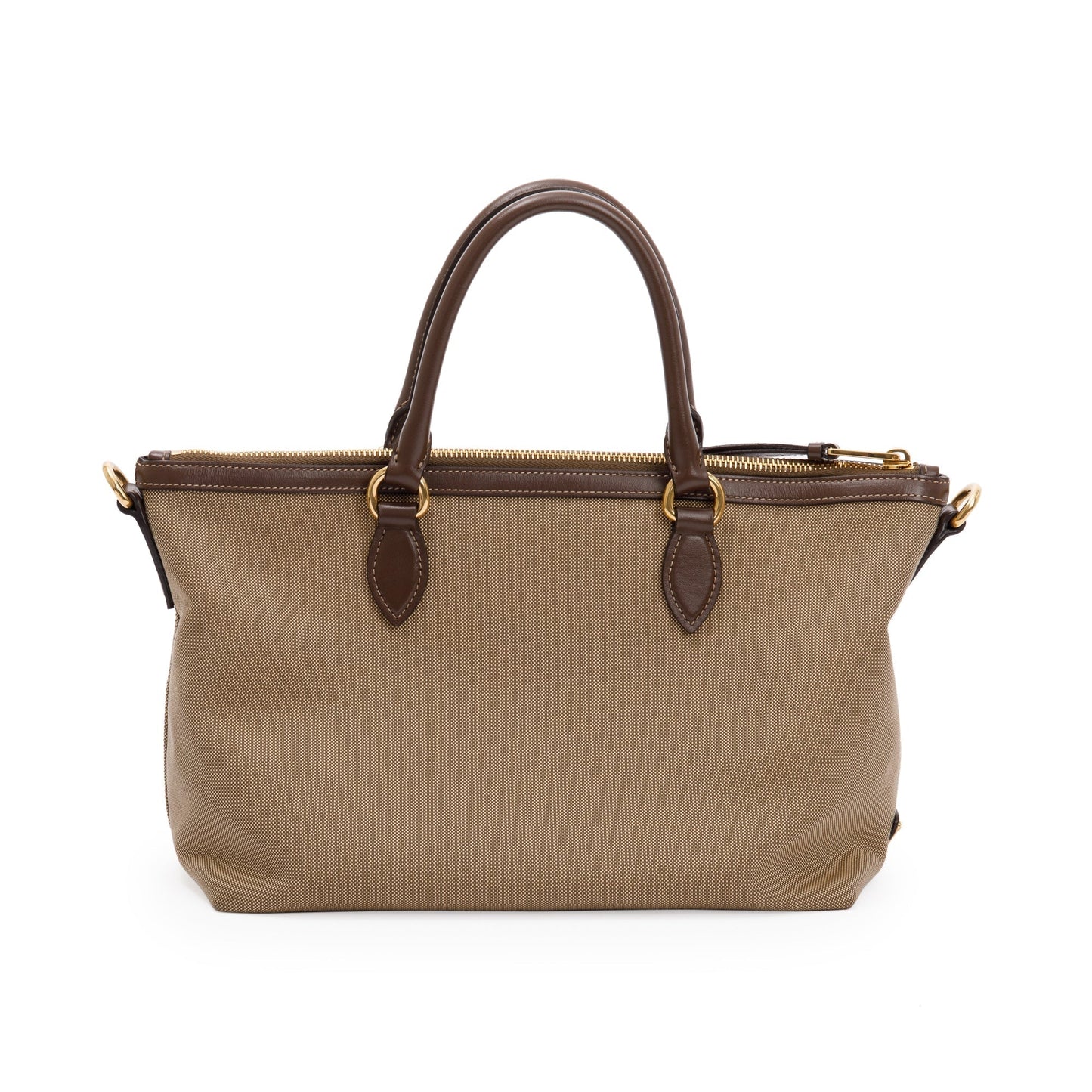 Prada Canapa Jacquard Tote Handbag Logo Tote Bag