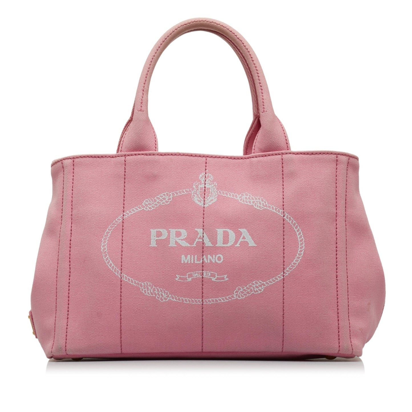 Prada Canapa Satchel Shg P1Kotg Logo Satchel Bag