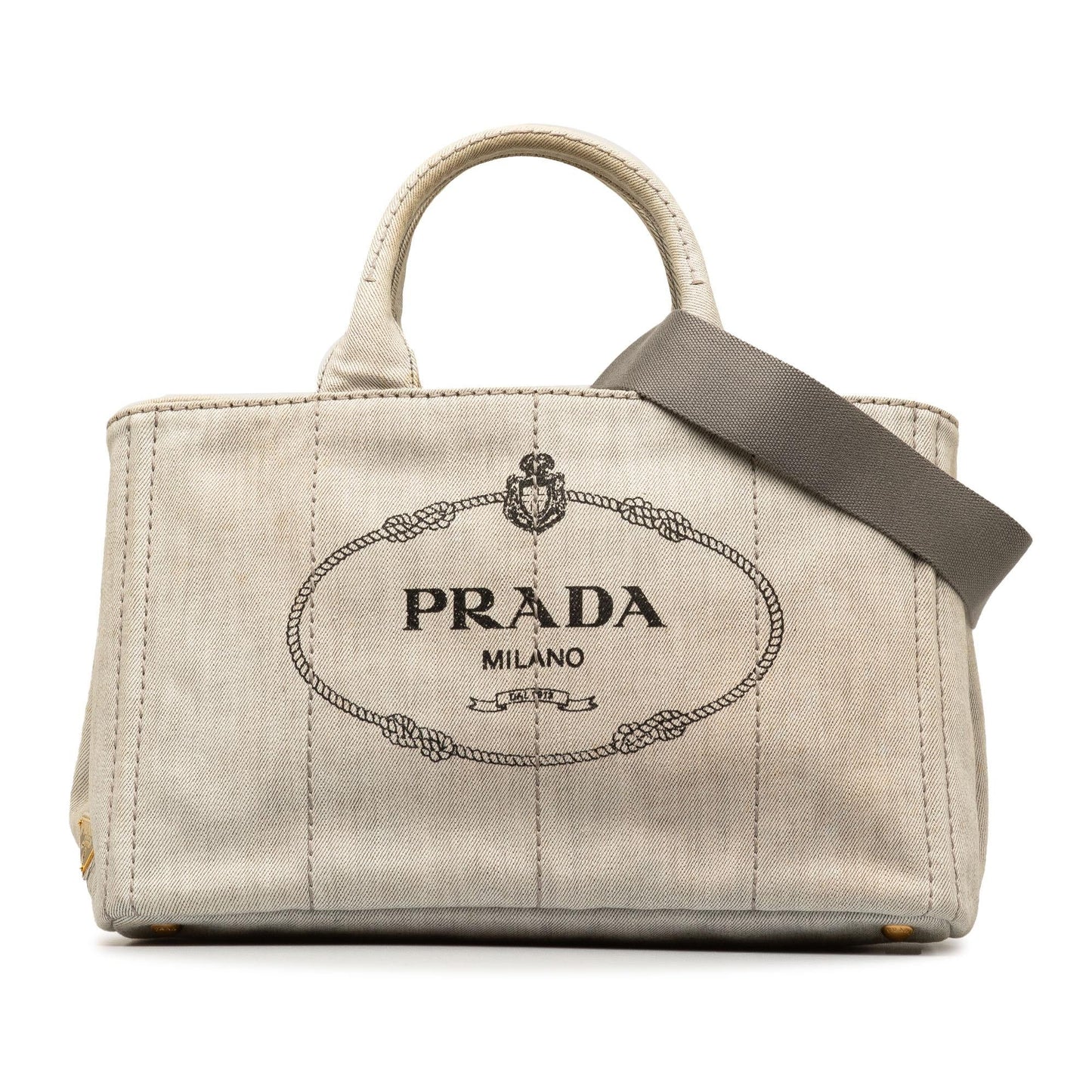 Prada Canapa Satchel Shg Kfou8O Logo Satchel Bag