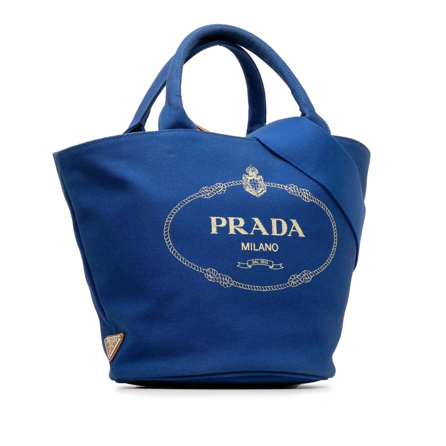 Prada Canapa Satchel Shg Ghoyth Logo Satchel Bag