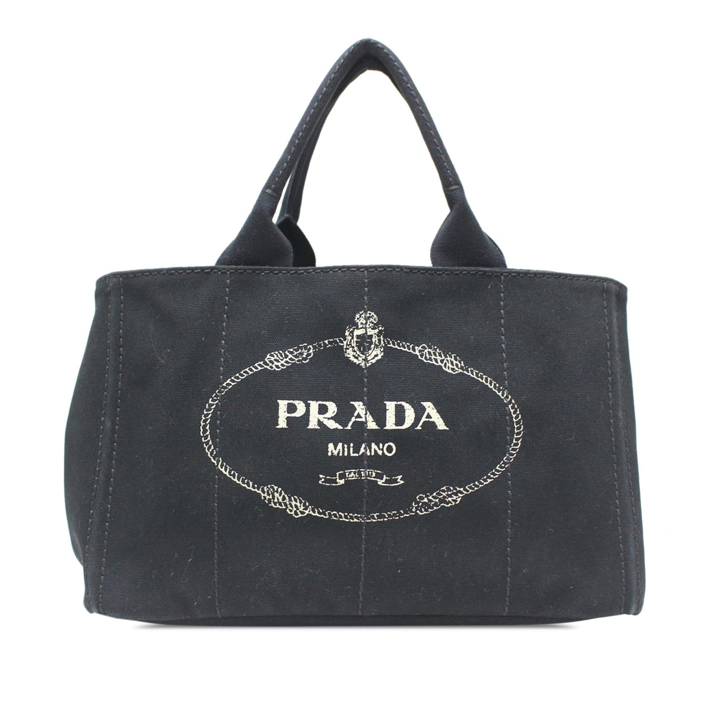 Prada Canapa Satchel Shg Atoqxh Logo Satchel Bag