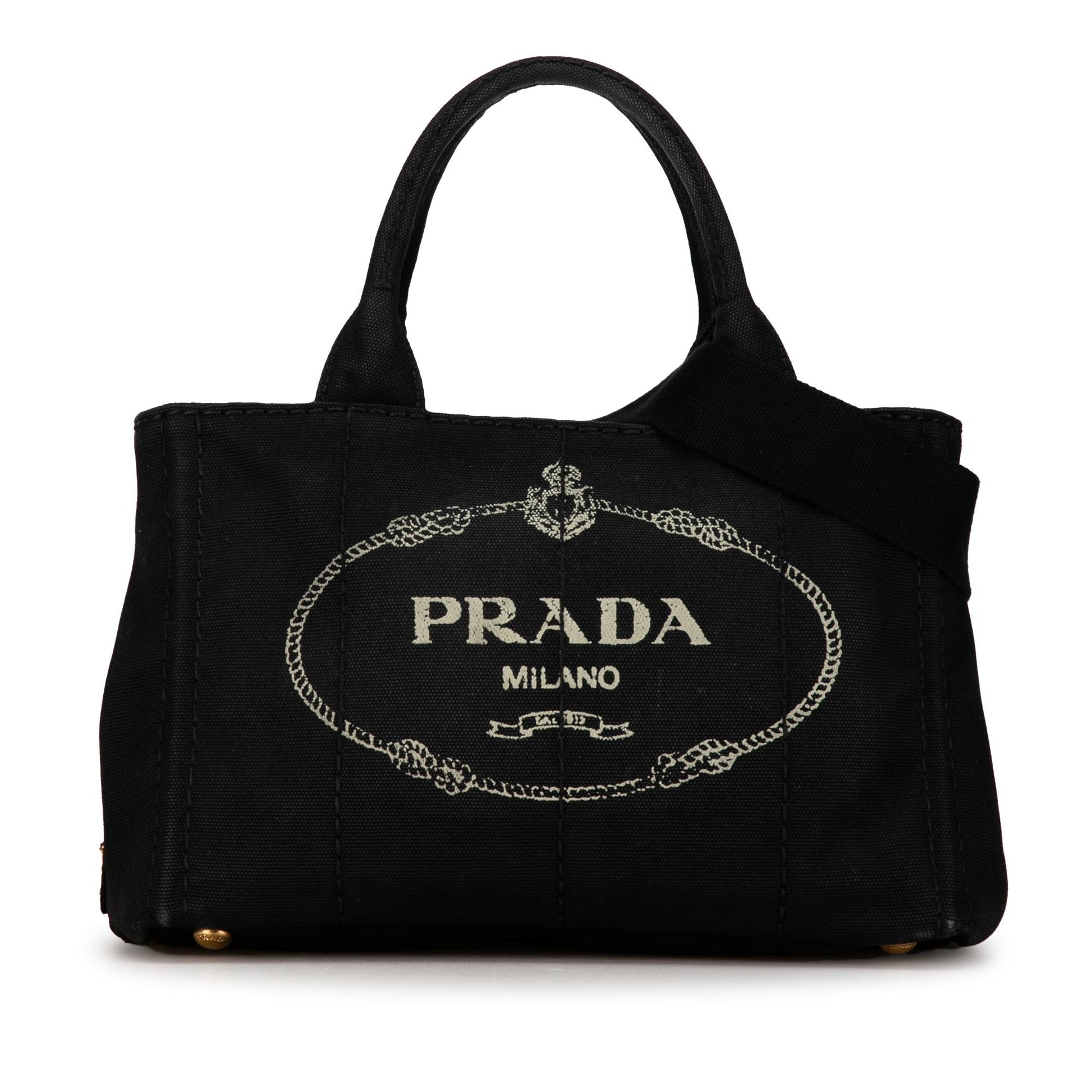 Prada Canapa Satchel Shg Elkrhs Logo Satchel Bag