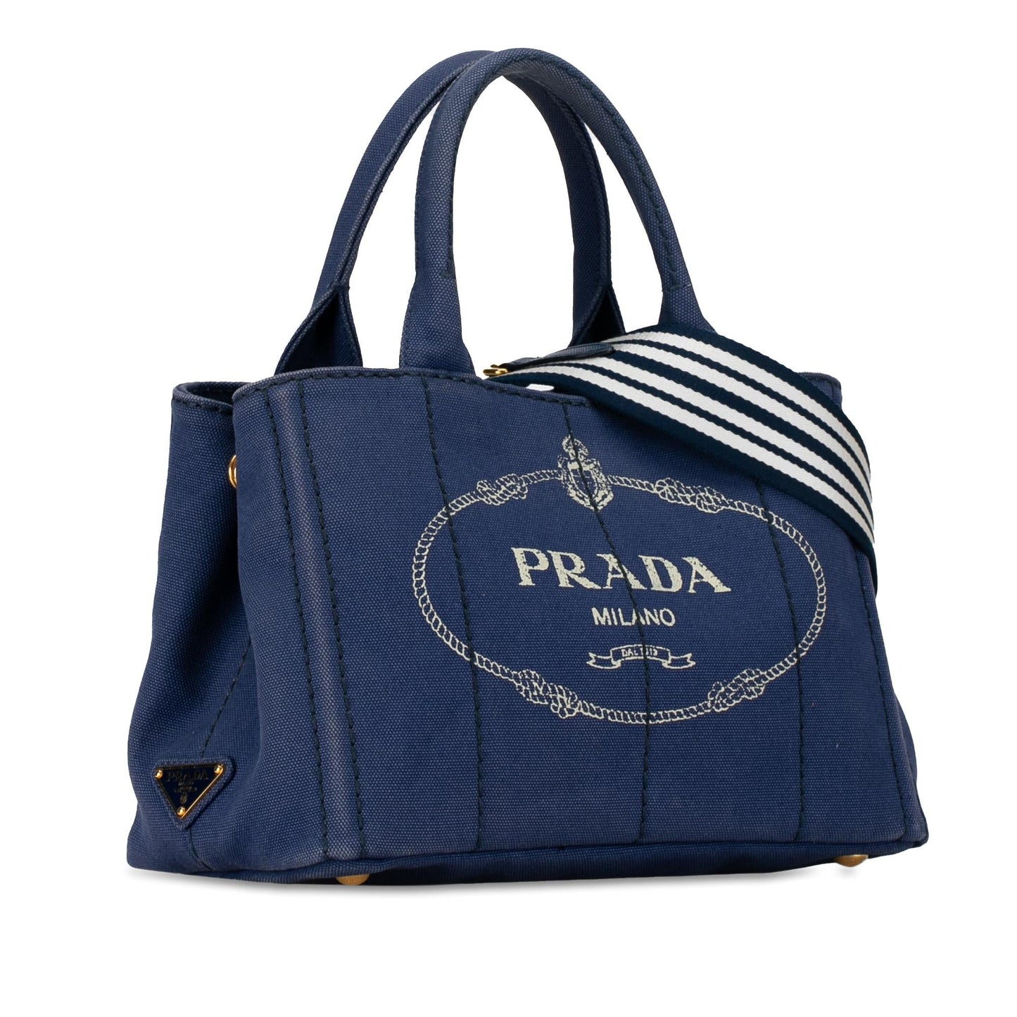 Prada Canapa Satchel Shg Iyk7Mk Logo Satchel Bag