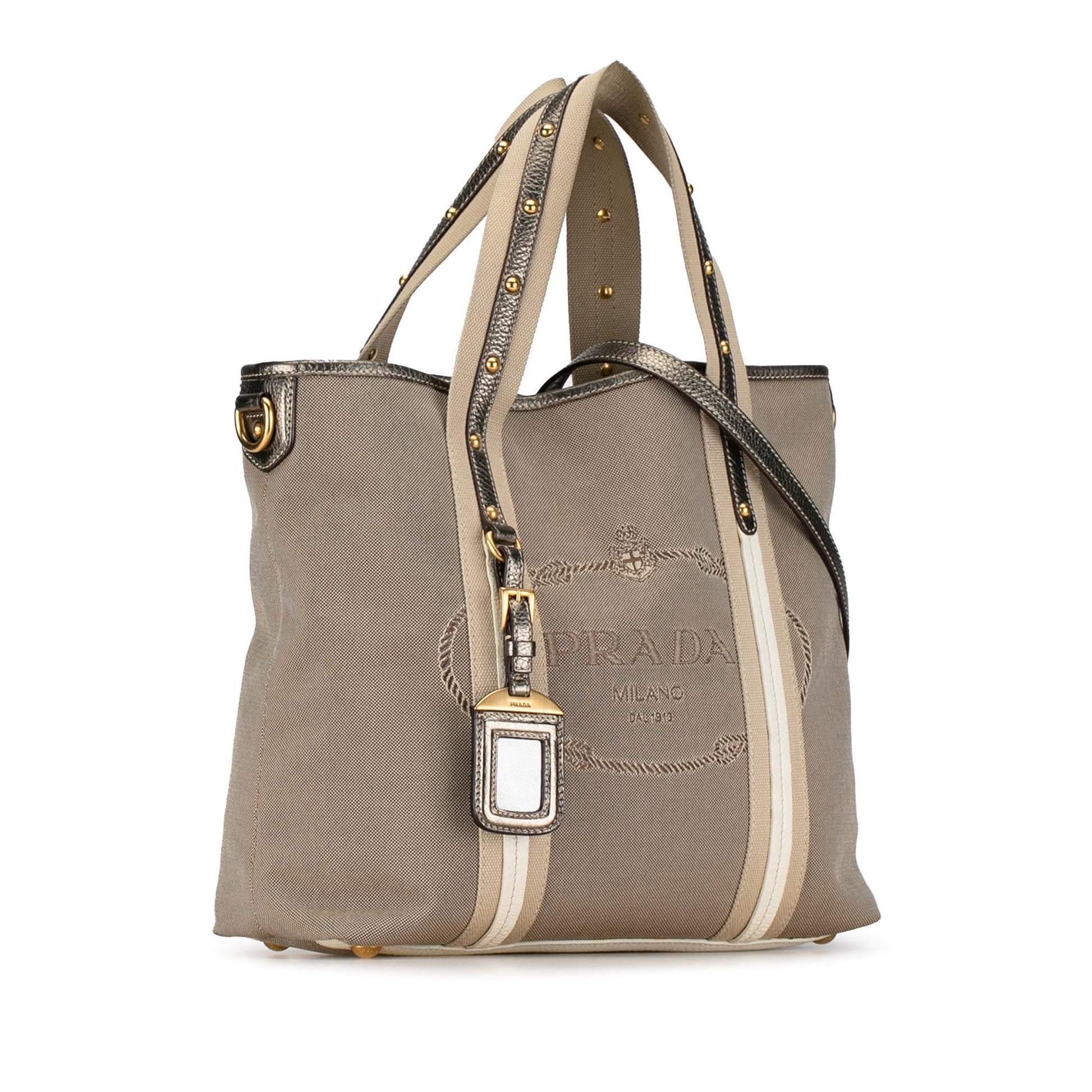 Prada Canapa Satchel Shg Eyc6Kb Logo Satchel Bag