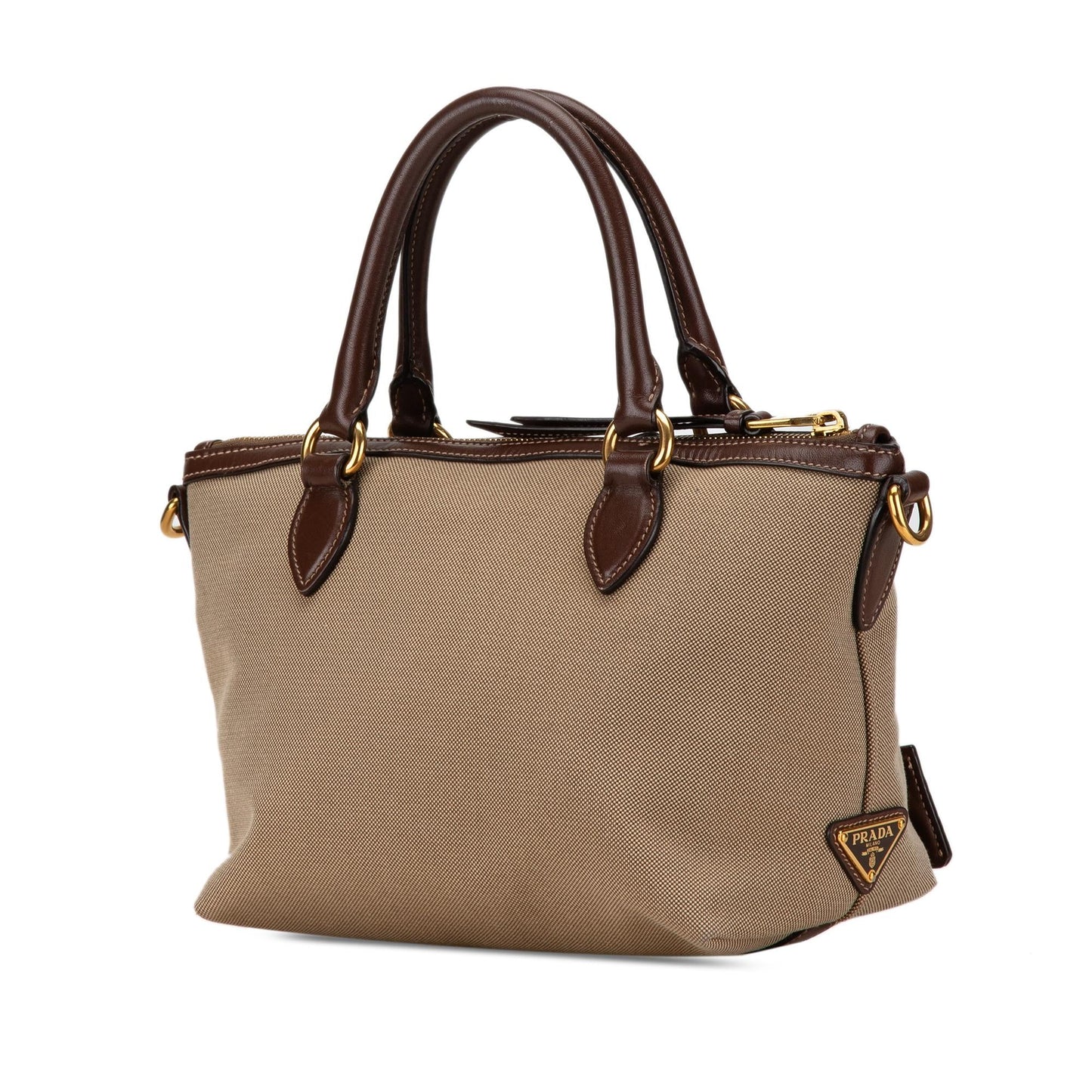 Prada Canapa Satchel Shg Idyuyz Logo Satchel Bag