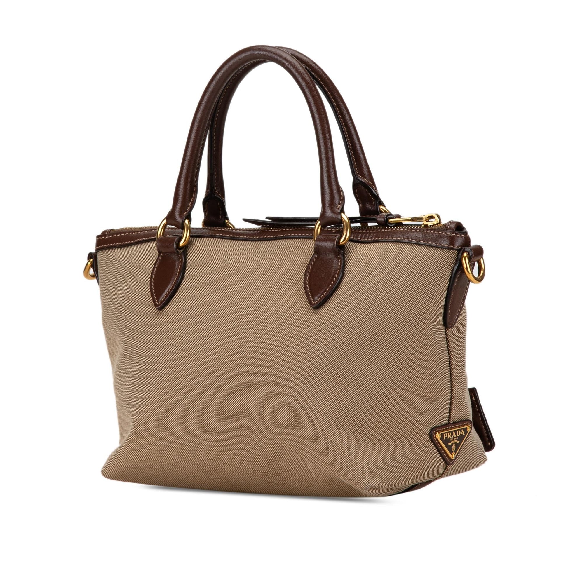 Prada Canapa Satchel Shg Idyuyz Logo Satchel Bag