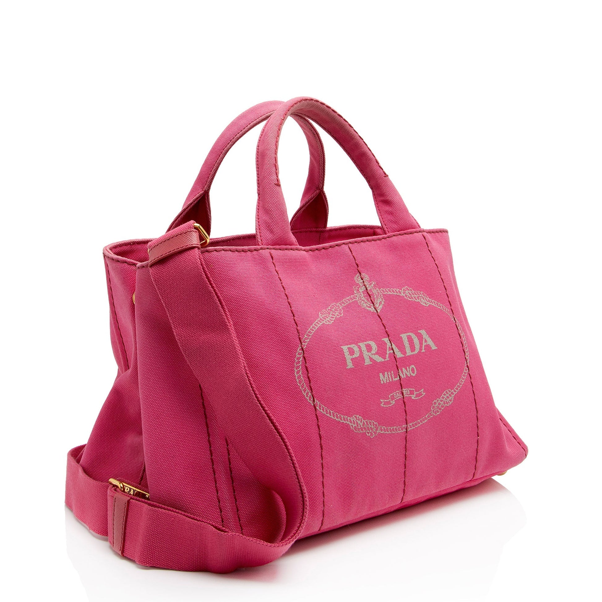 Prada Canapa Shopping Tote Shf Tjcwsj Logo Tote Bag