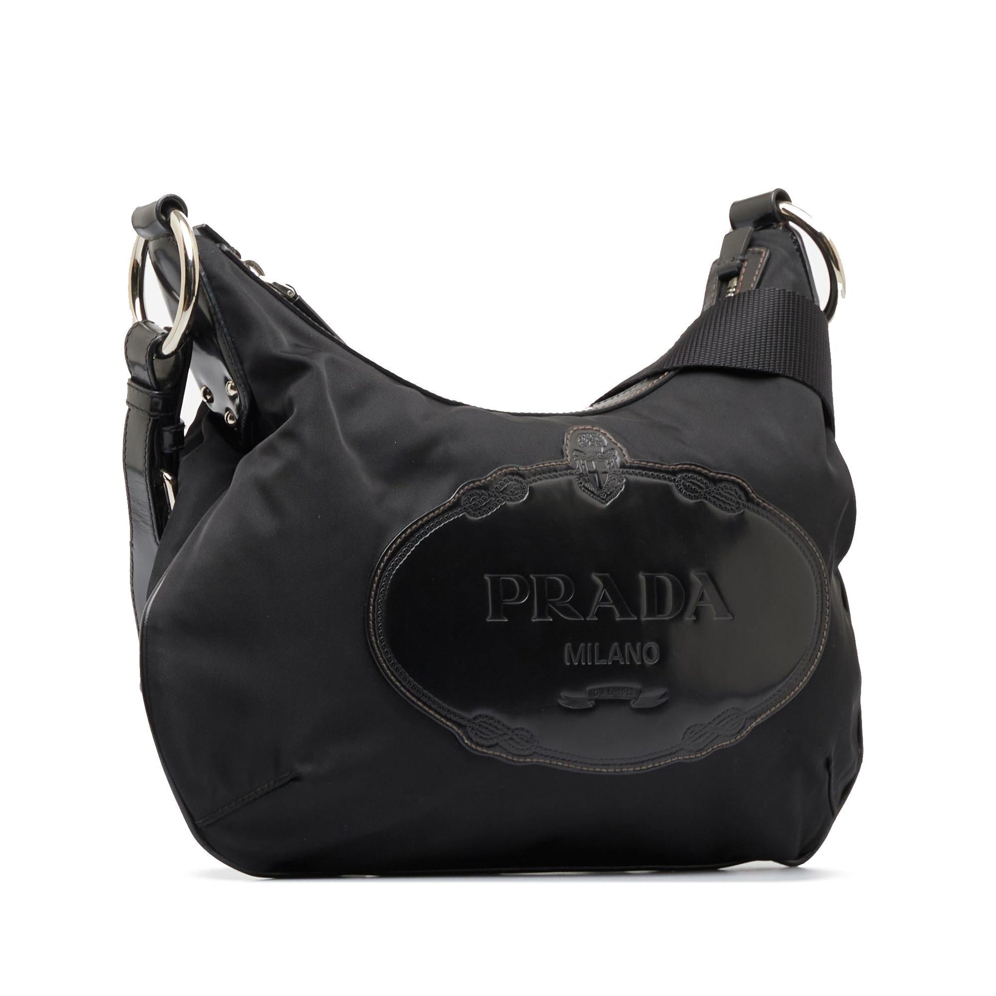 Prada Canapa Tessuto Crossbody Bag Shg Hpgxin Logo