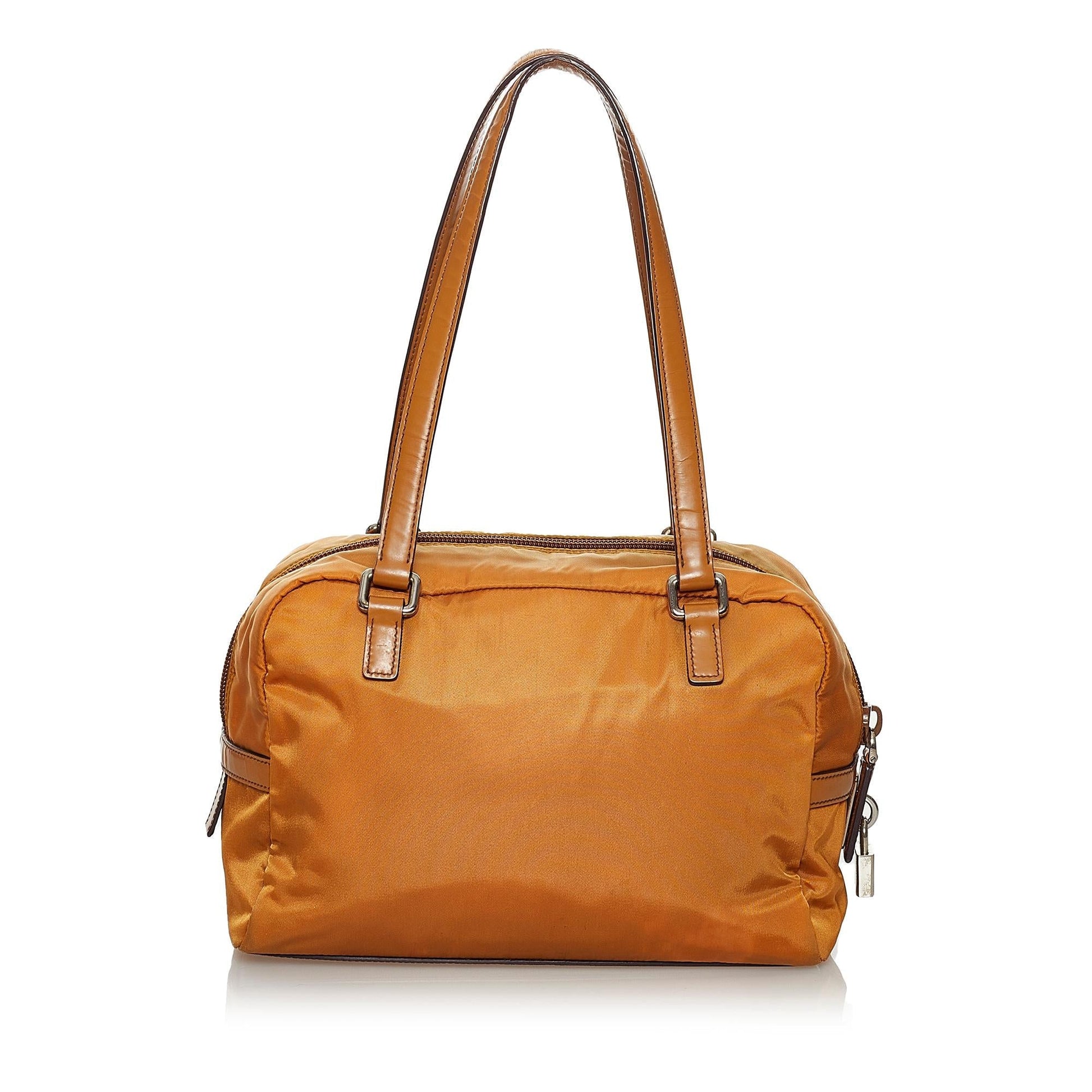 Prada Canapa Tessuto Shoulder Bag Shg Logo Bag Shg 30955
