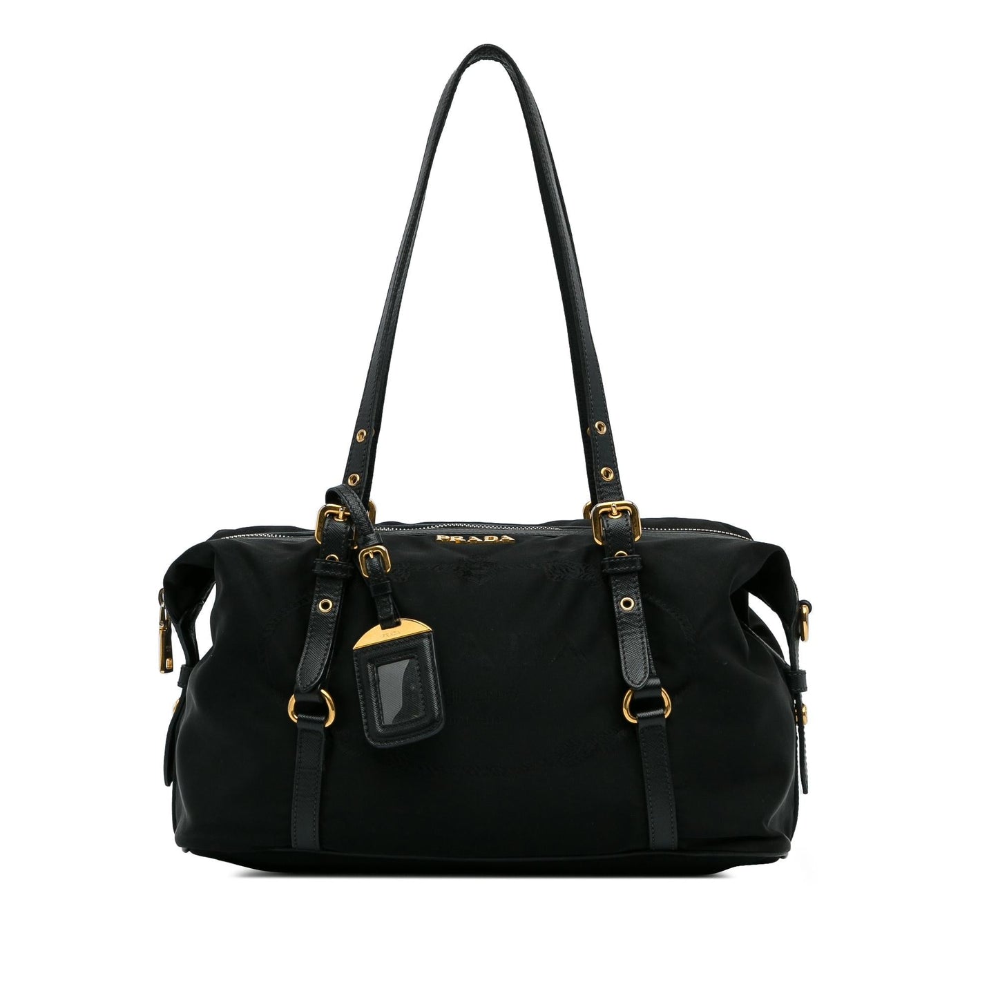Prada Canapa Tessuto Shoulder Bag Shg Rglz4C Logo
