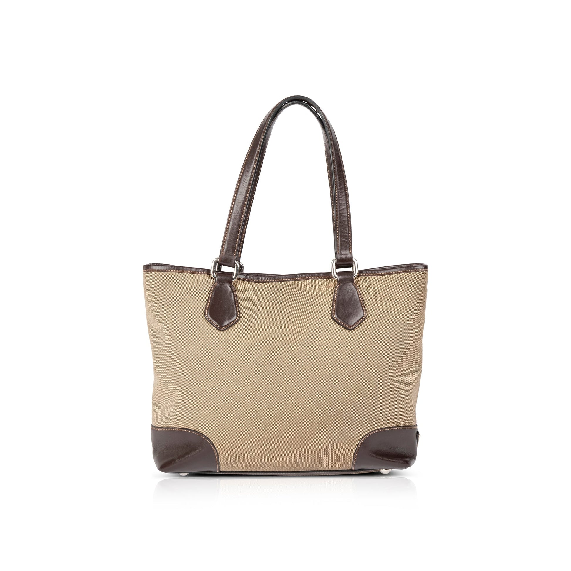 Prada Canapa Tote Handbag Logo Tote Bag