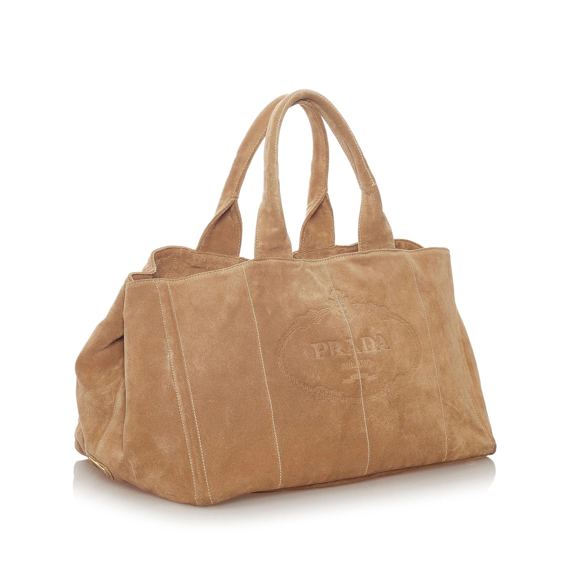 Prada Canapa Tote Bag Shg Logo