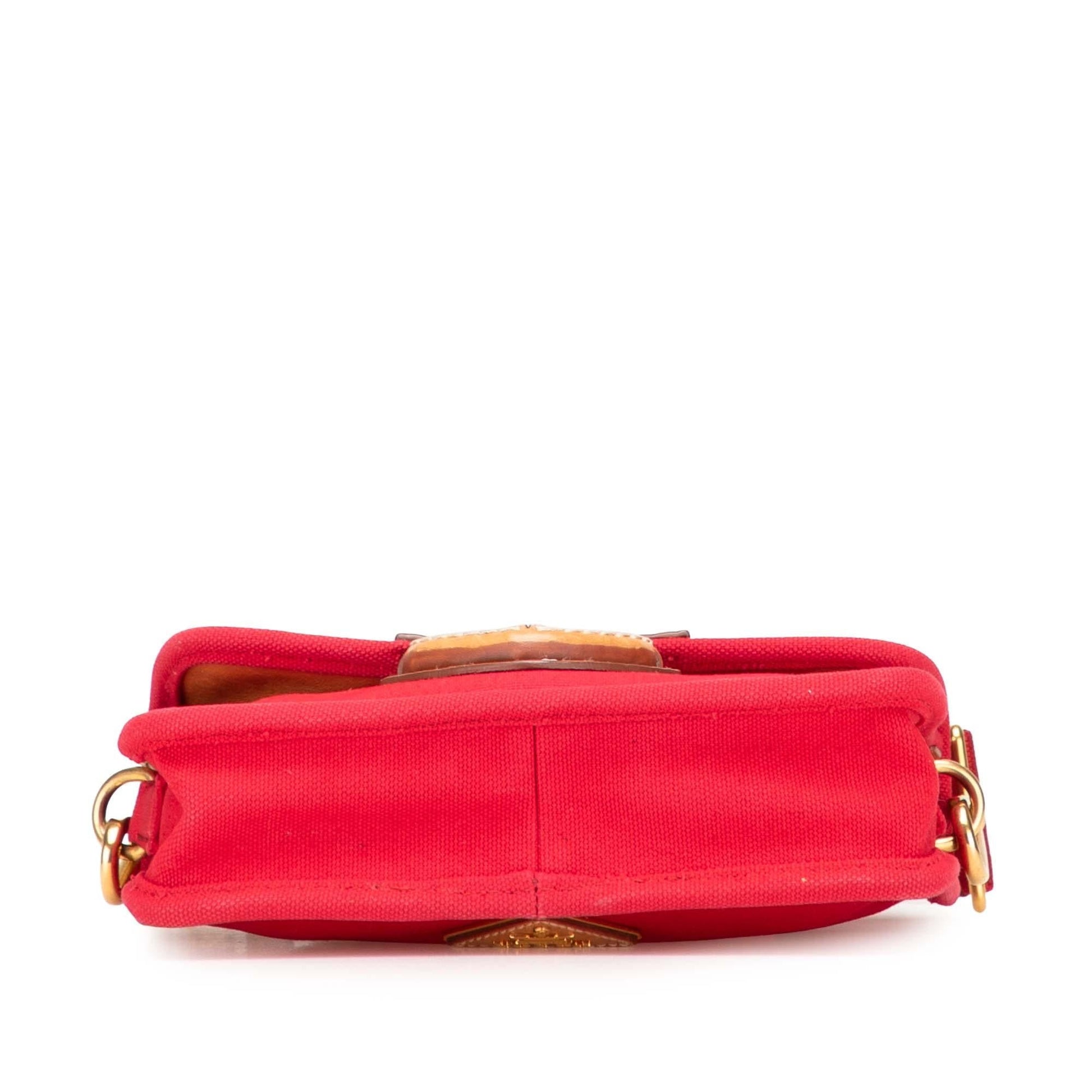 Prada Canapa Righe Crossbody Crossbody Bag