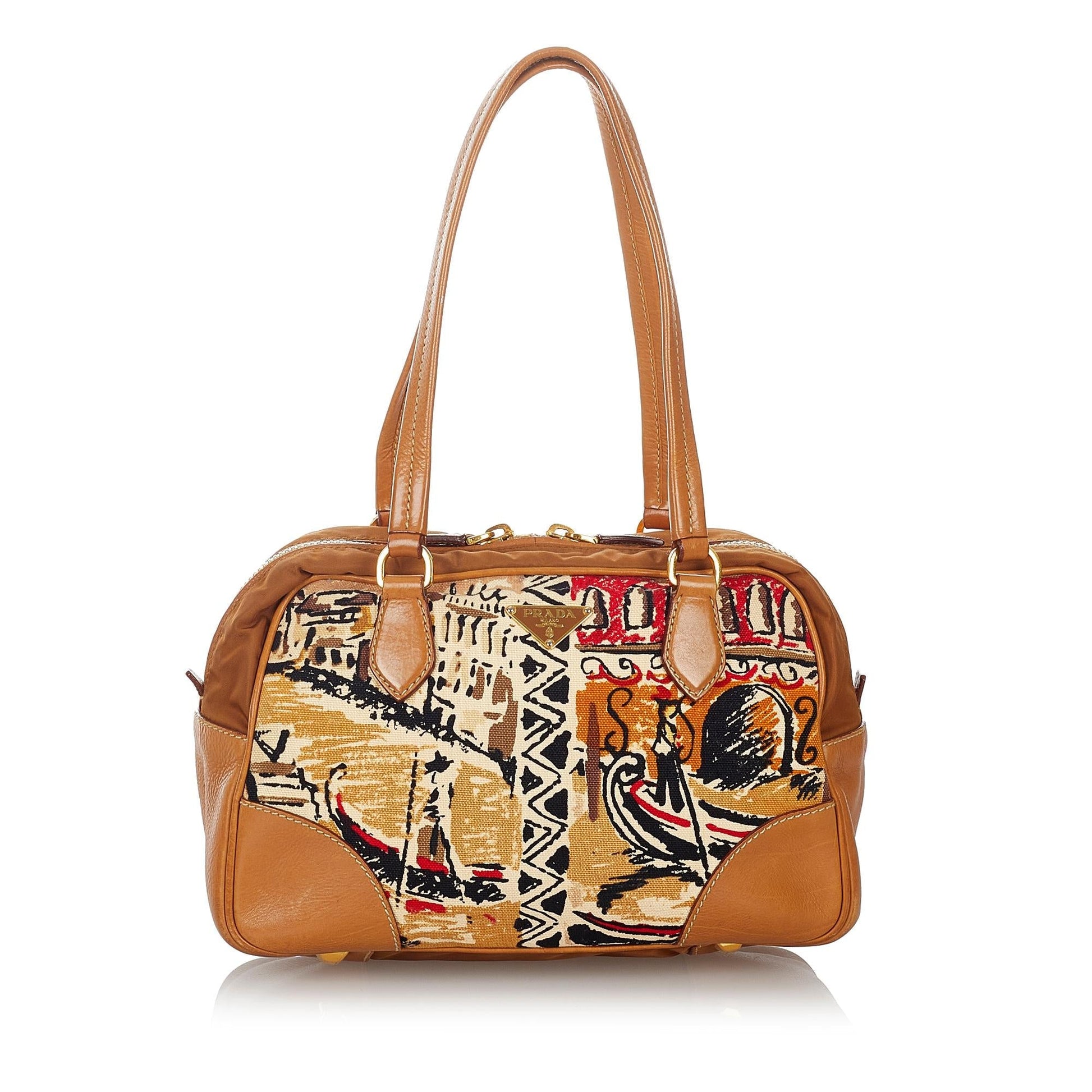 Prada Canapa St Venezia Shoulder Bag Shg