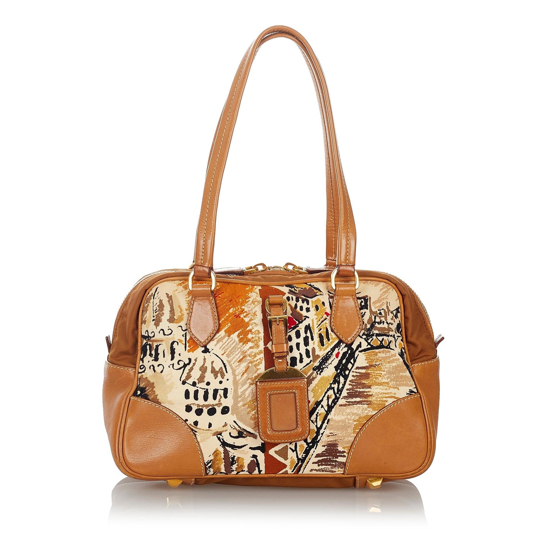Prada Canapa St Venezia Shoulder Bag Shg