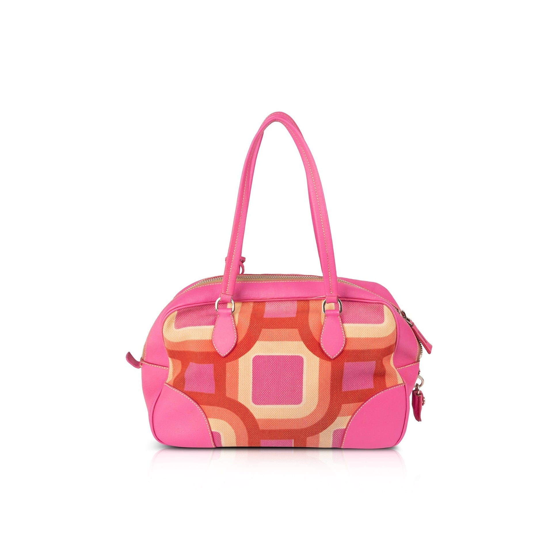 Prada Canapa St.Soho Bowler Bag Travel Bag