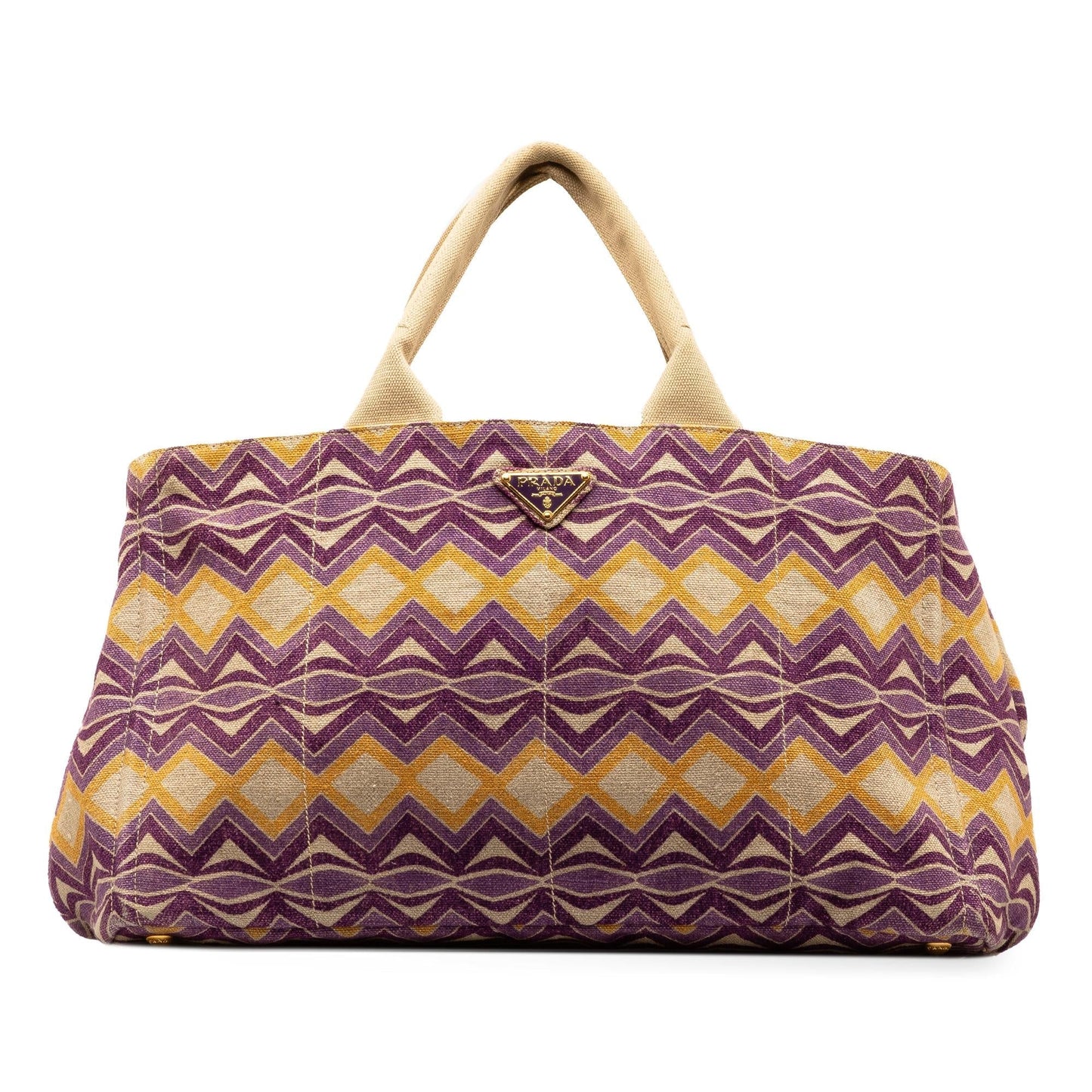 Prada Canapa Stampata Shg 7Ygifo Tote Bag