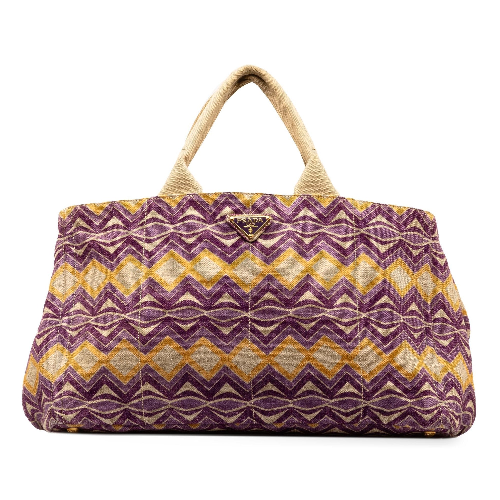 Prada Canapa Stampata Shg 7Ygifo Tote Bag
