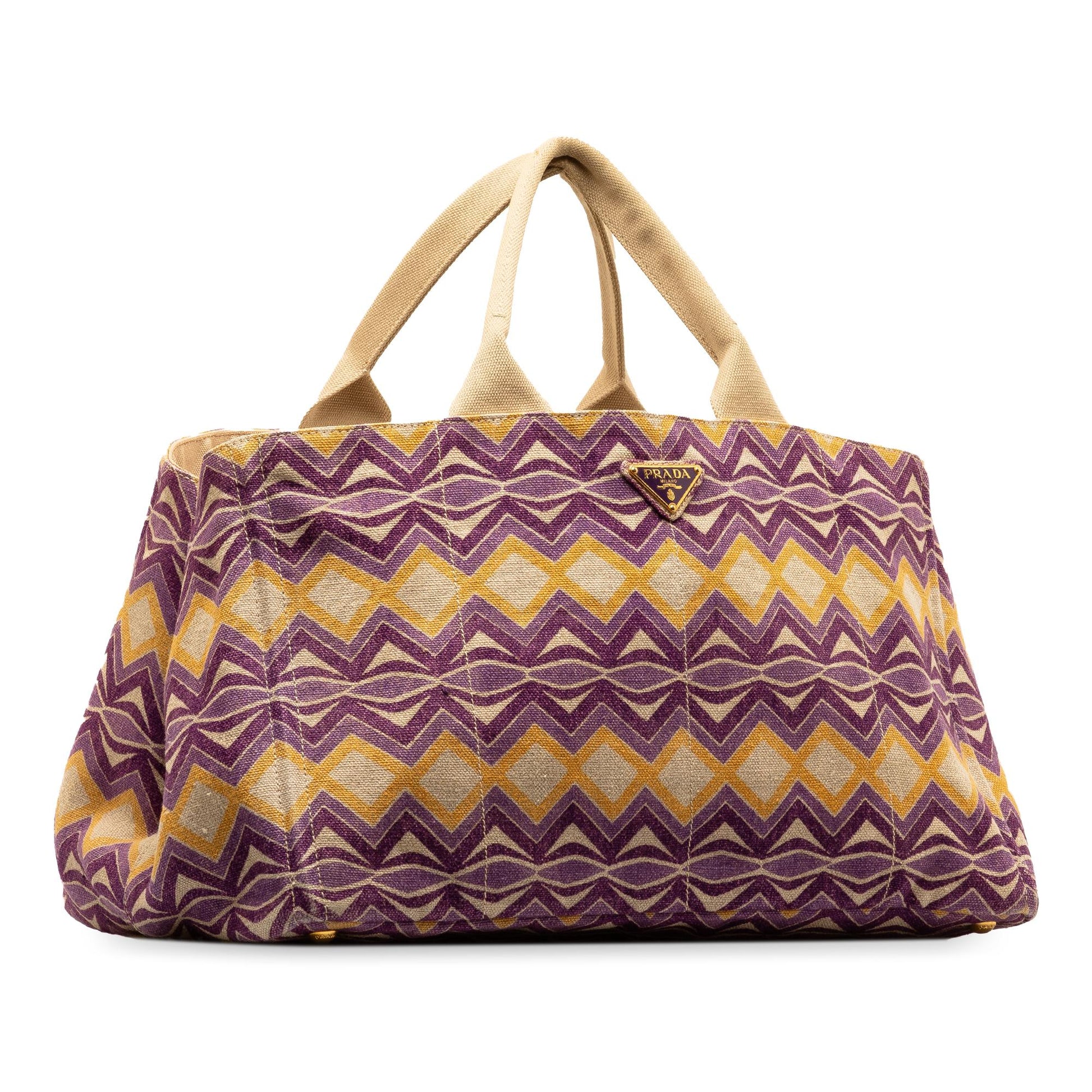 Prada Canapa Stampata Shg 7Ygifo Tote Bag