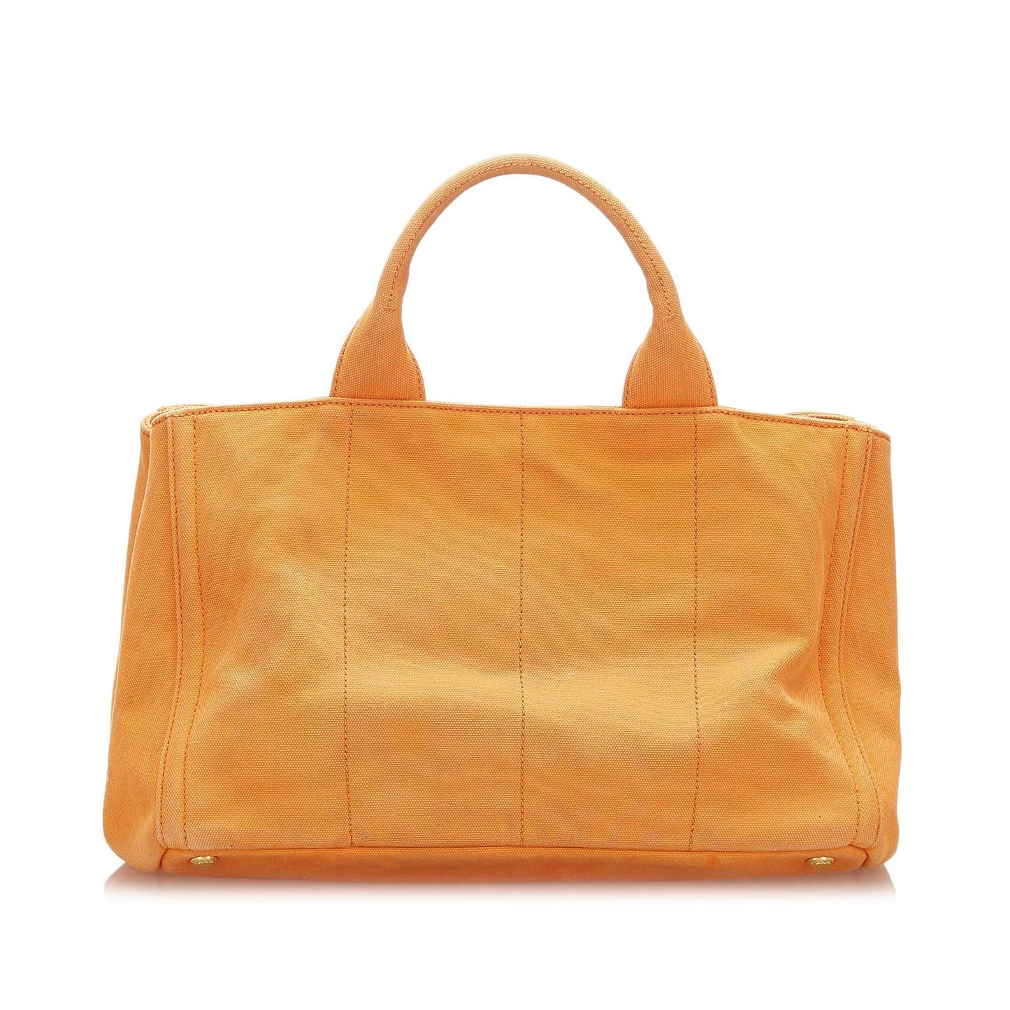 Prada Canapa Studded Satchel Shg Canvas Satchel Bag