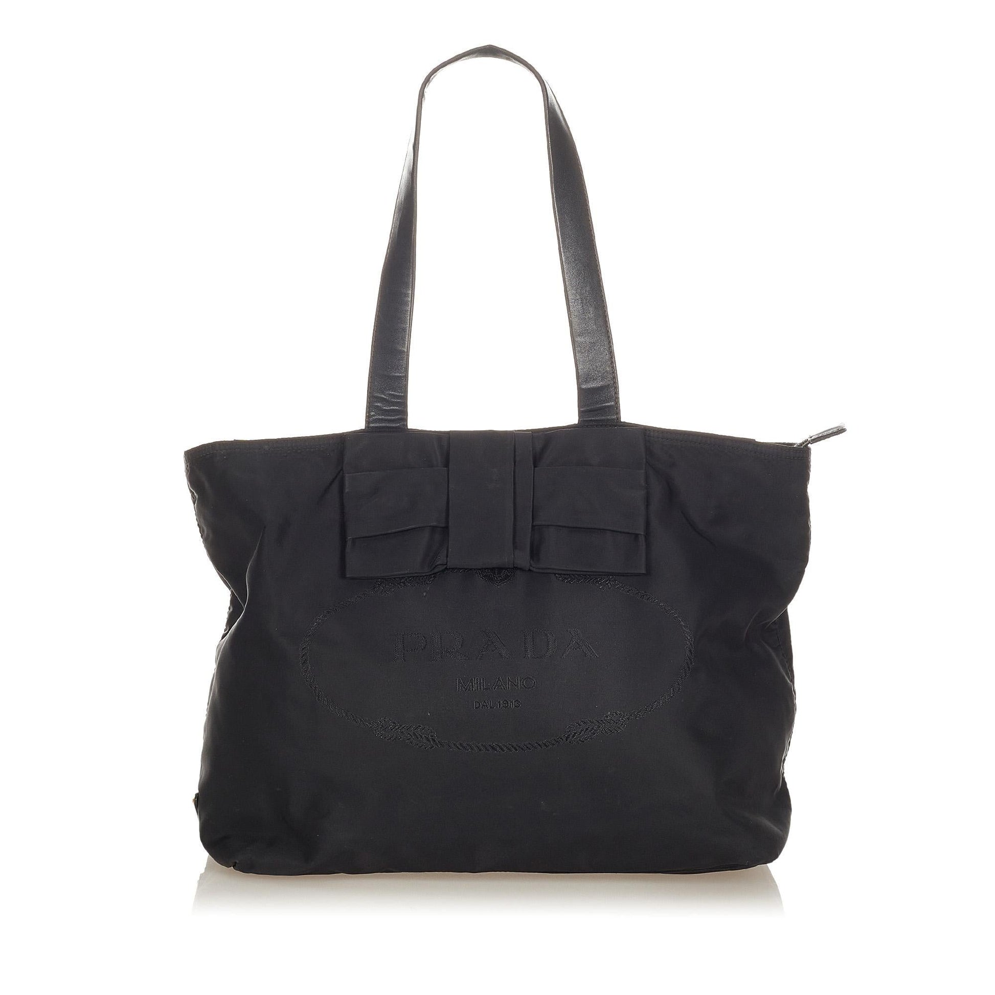 Prada Canapa Tessuto Tote Bag Shg