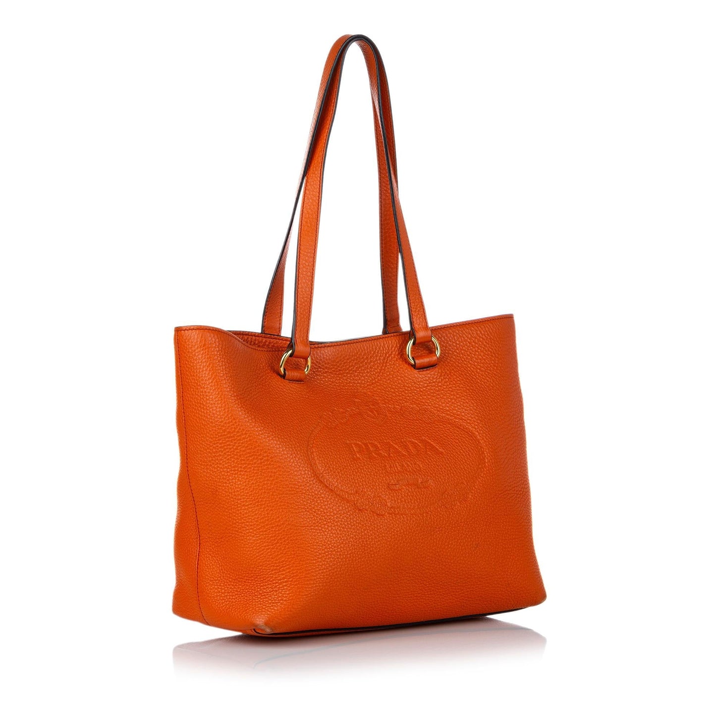 Prada Canapa Daino Tote Bag Shg Vitello