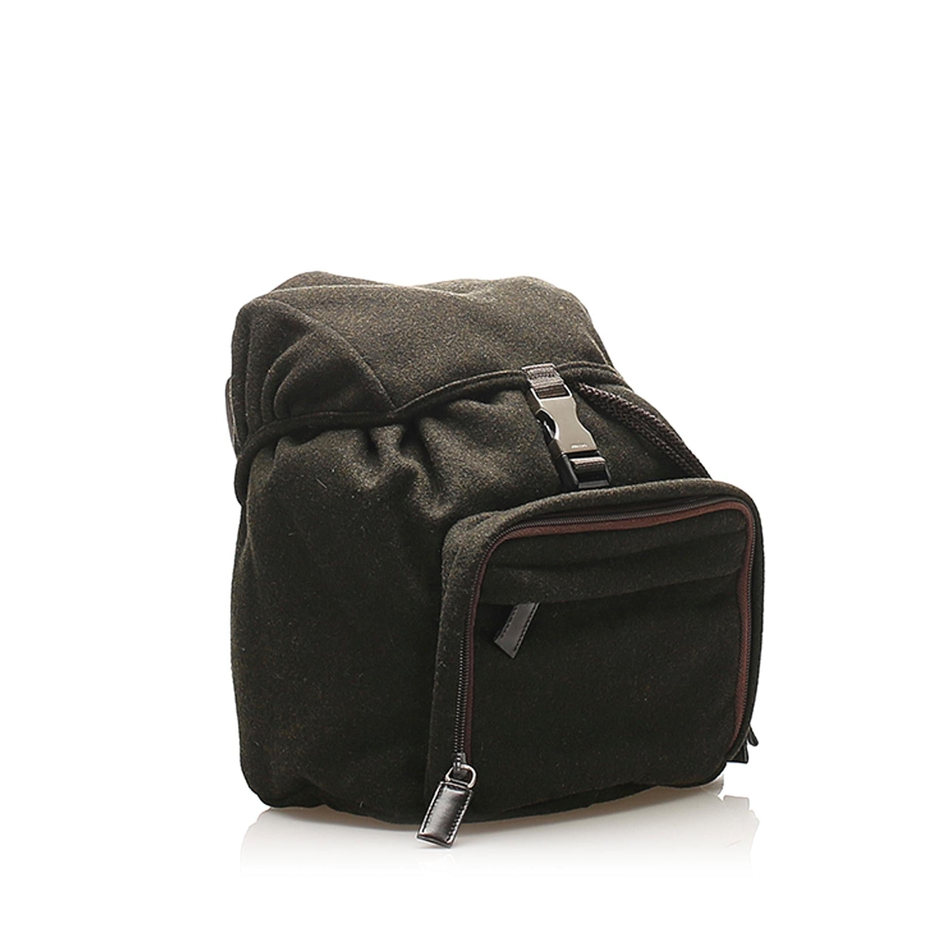 Prada Backpack Shg Canvas