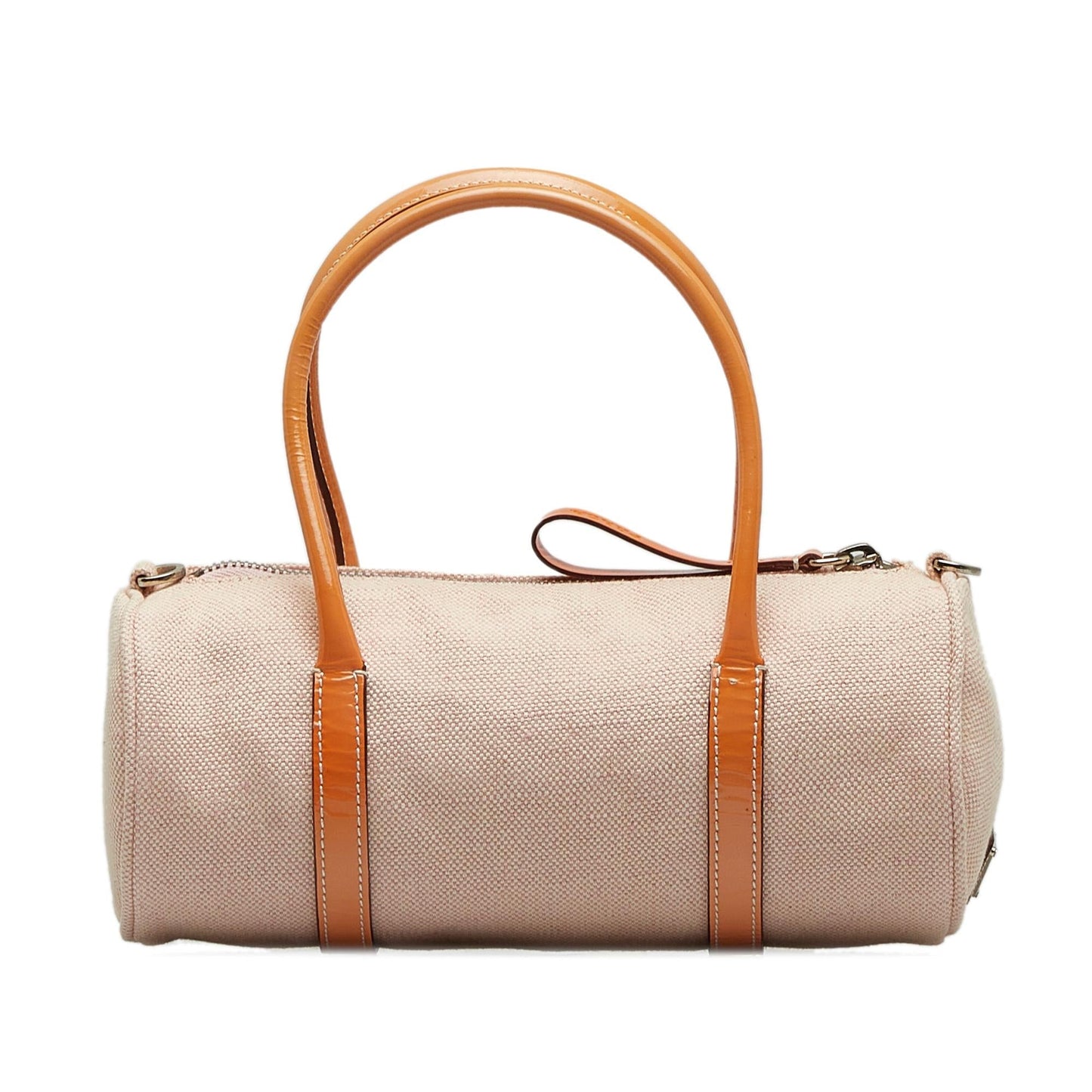 Prada Barrel Satchel Shg Dduvnd Canvas Satchel Bag