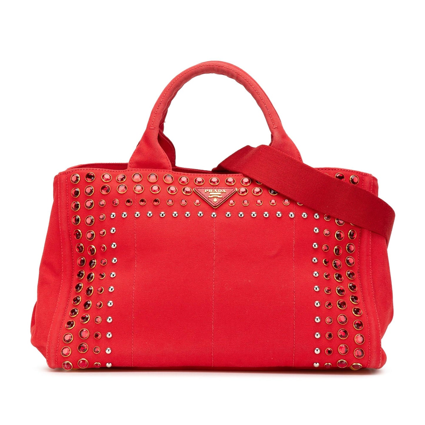 Prada Canapa Bijoux Satchel Canvas Satchel Bag Bijoux Satchel 2