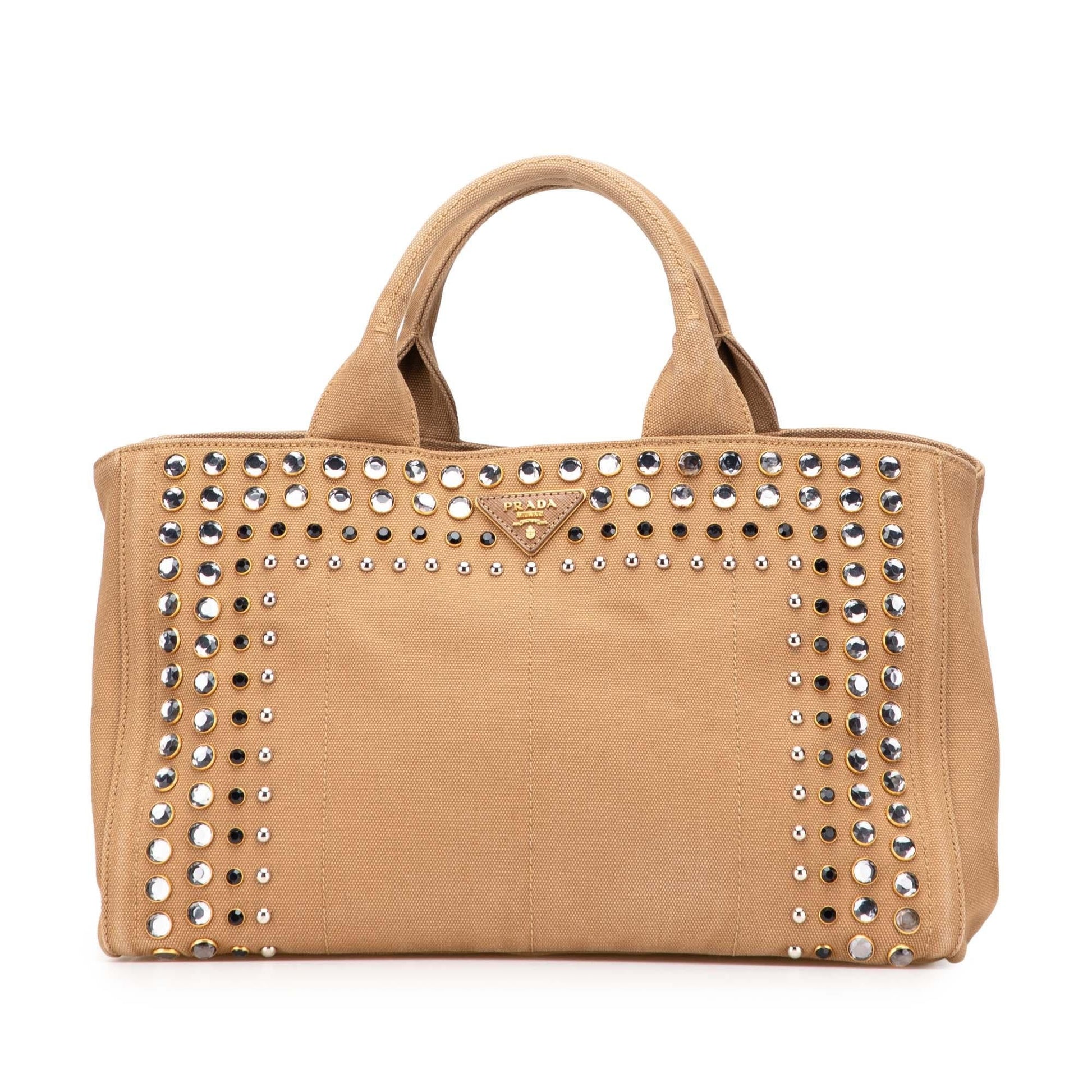 Prada Canapa Bijoux Satchel Canvas Satchel Bag Bijoux Satchel 1