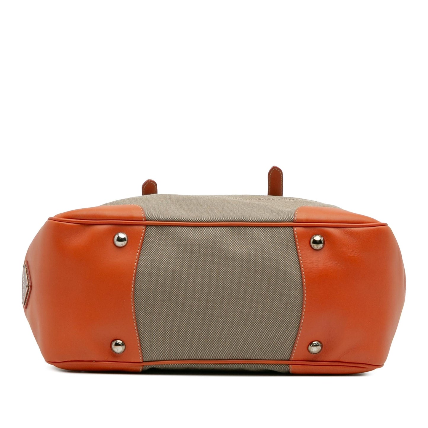 Prada Canapa Convertible Tote Canvas Logo Tote Bag