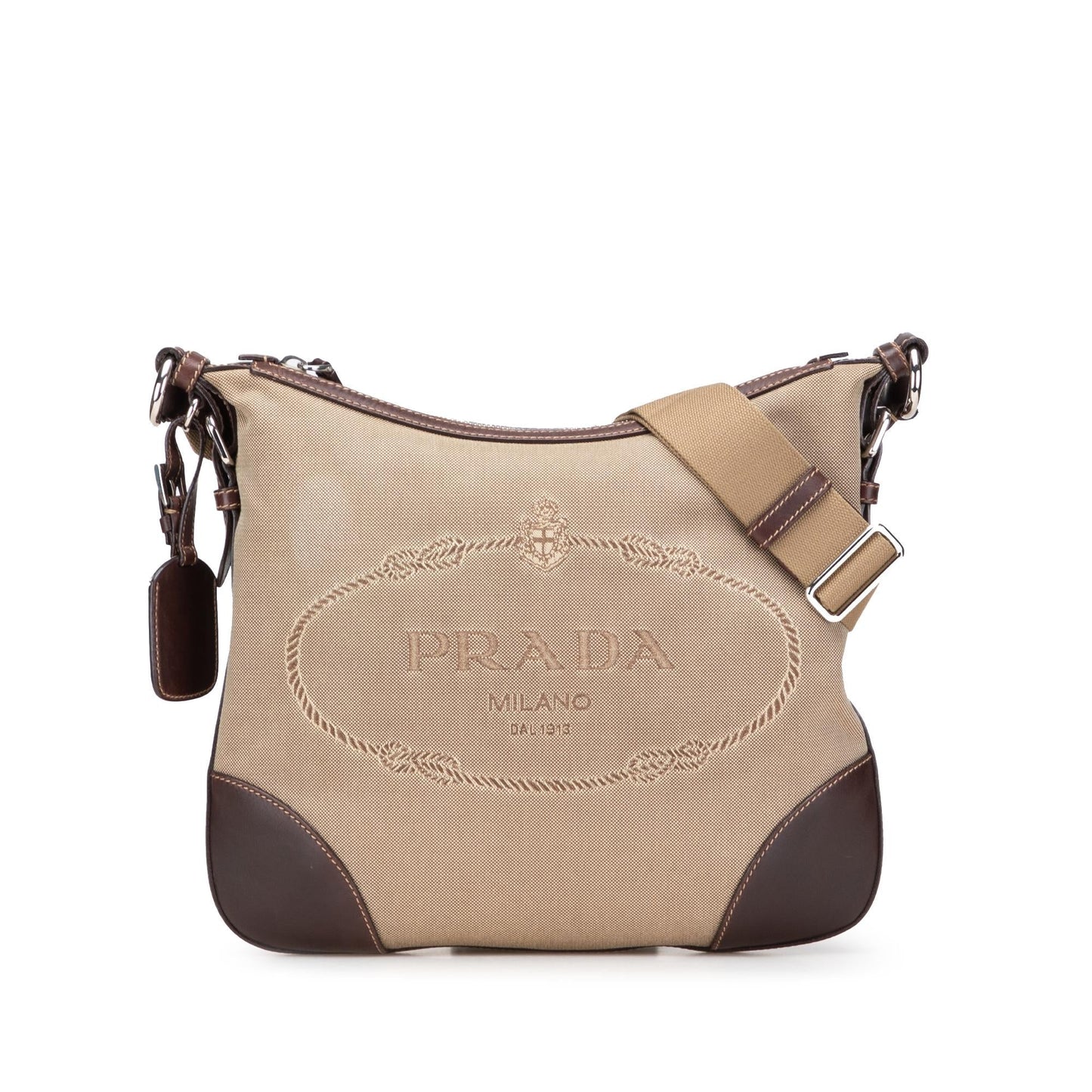 Prada Canapa Crossbody Canvas Logo Crossbody Bag Logo Crossbody 6