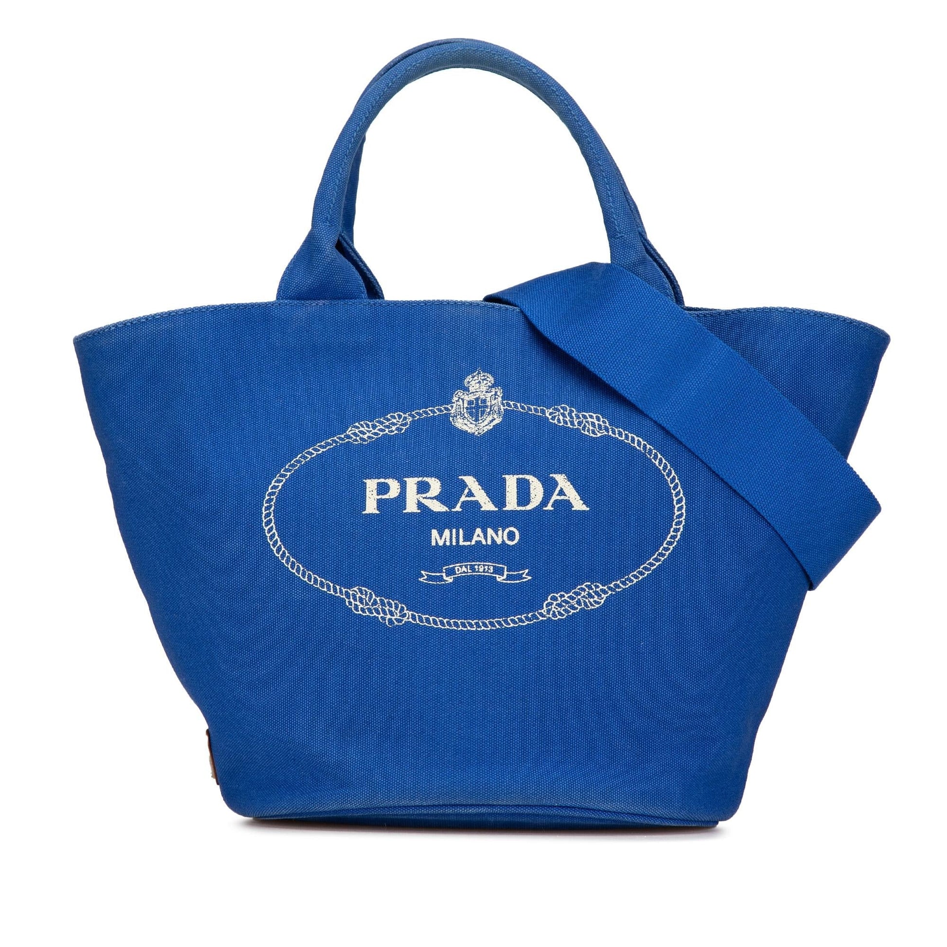 Prada Canapa Satchel Canvas Logo Satchel Bag Satchel Shg Szrqa7