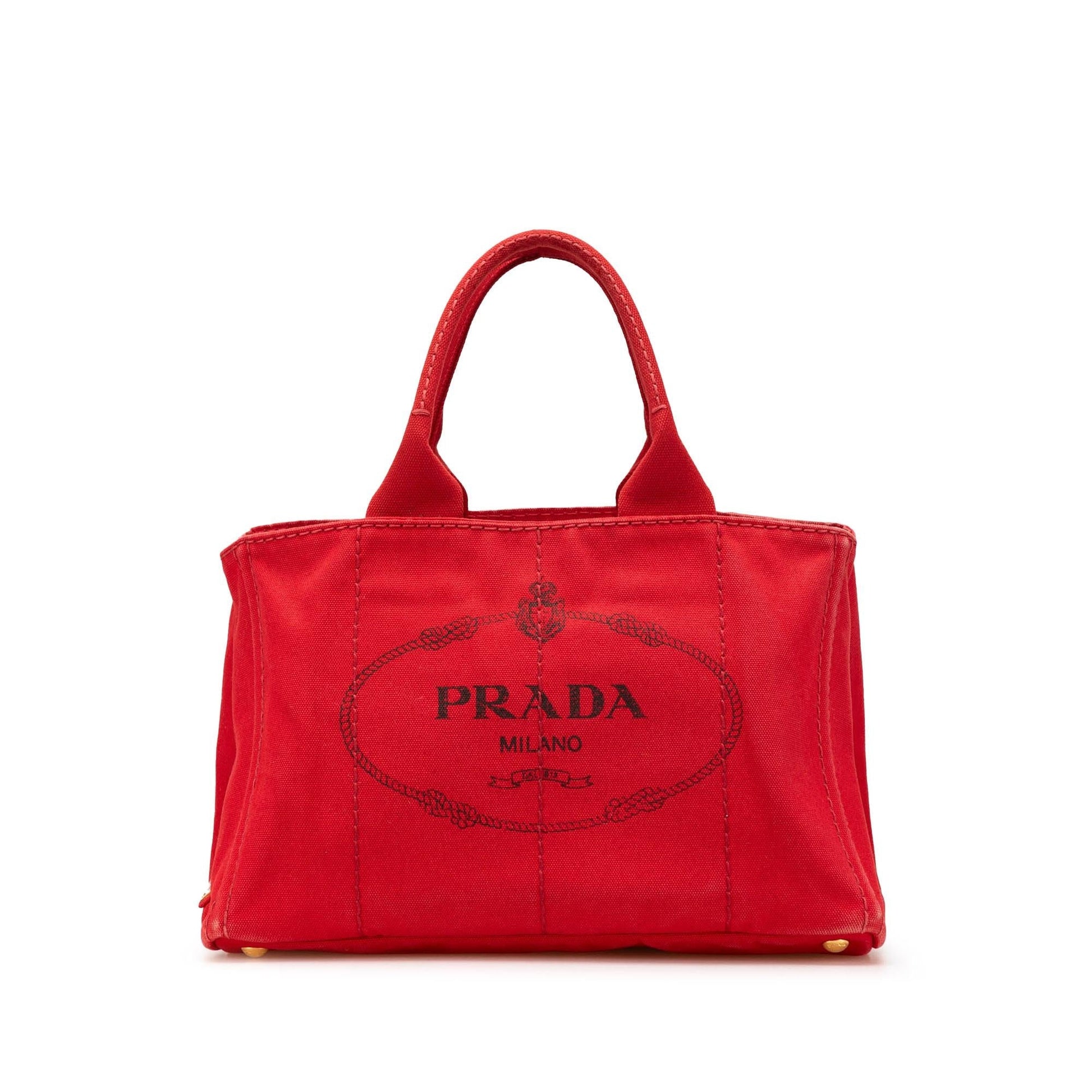 Prada Canapa Satchel Canvas Logo Satchel Bag Logo Satchel 3