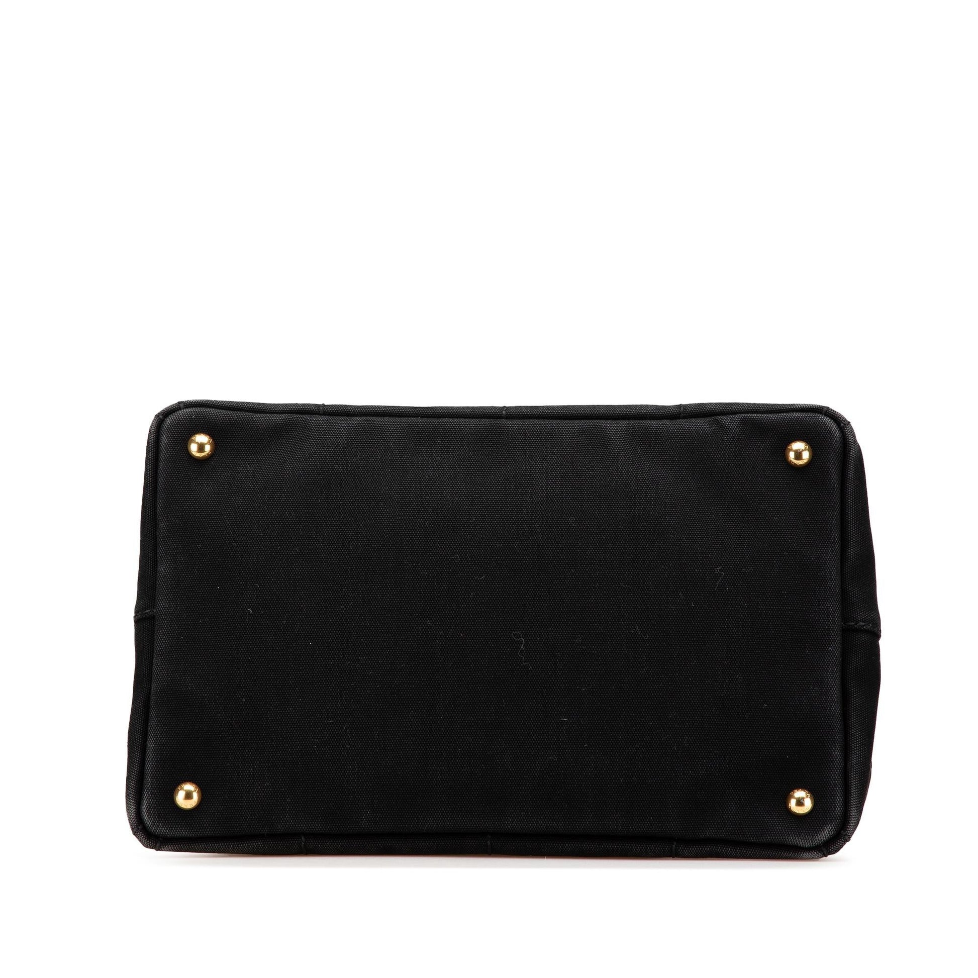Prada Canapa Satchel Canvas Logo Satchel Bag Logo Satchel 2
