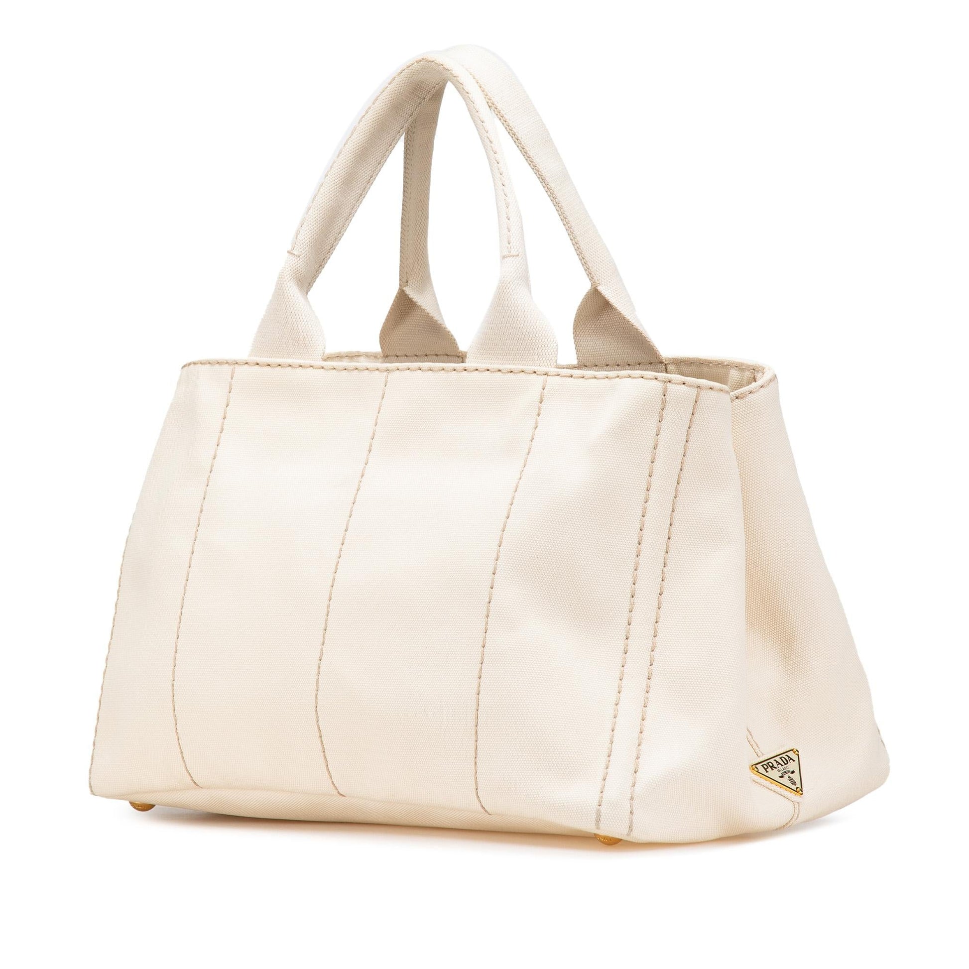 Prada Canapa Satchel Canvas Logo Satchel Bag Logo Satchel 7
